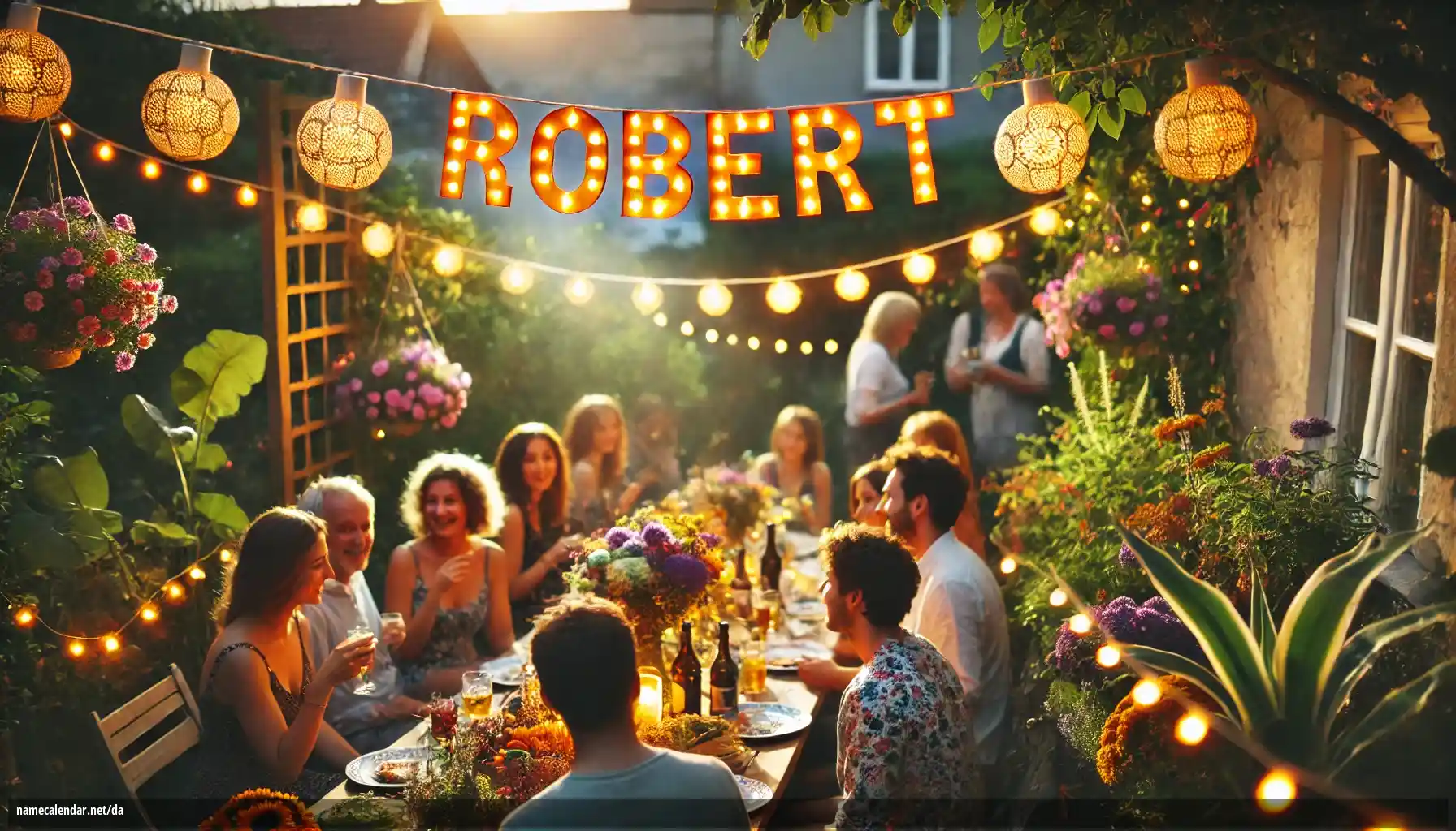 Fejring af navnedag og navn - Róbert