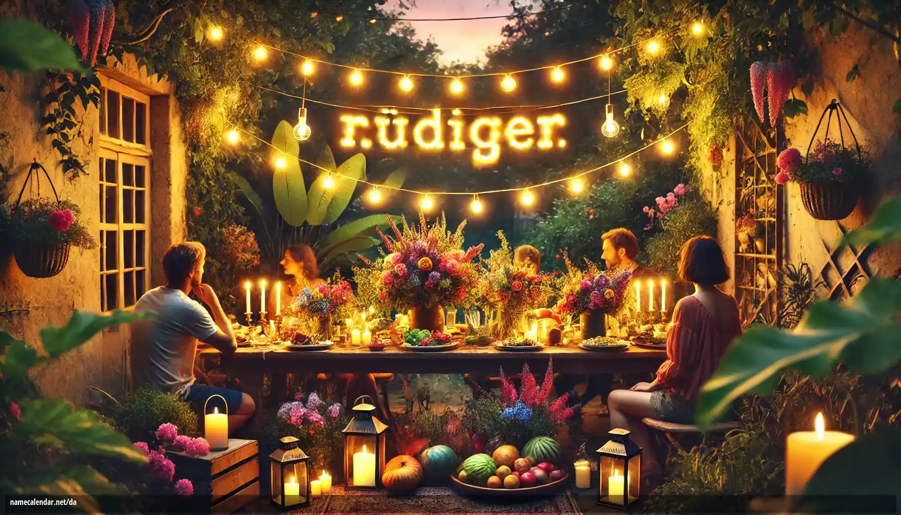 Fejring af navnedag og navn - Rüdiger