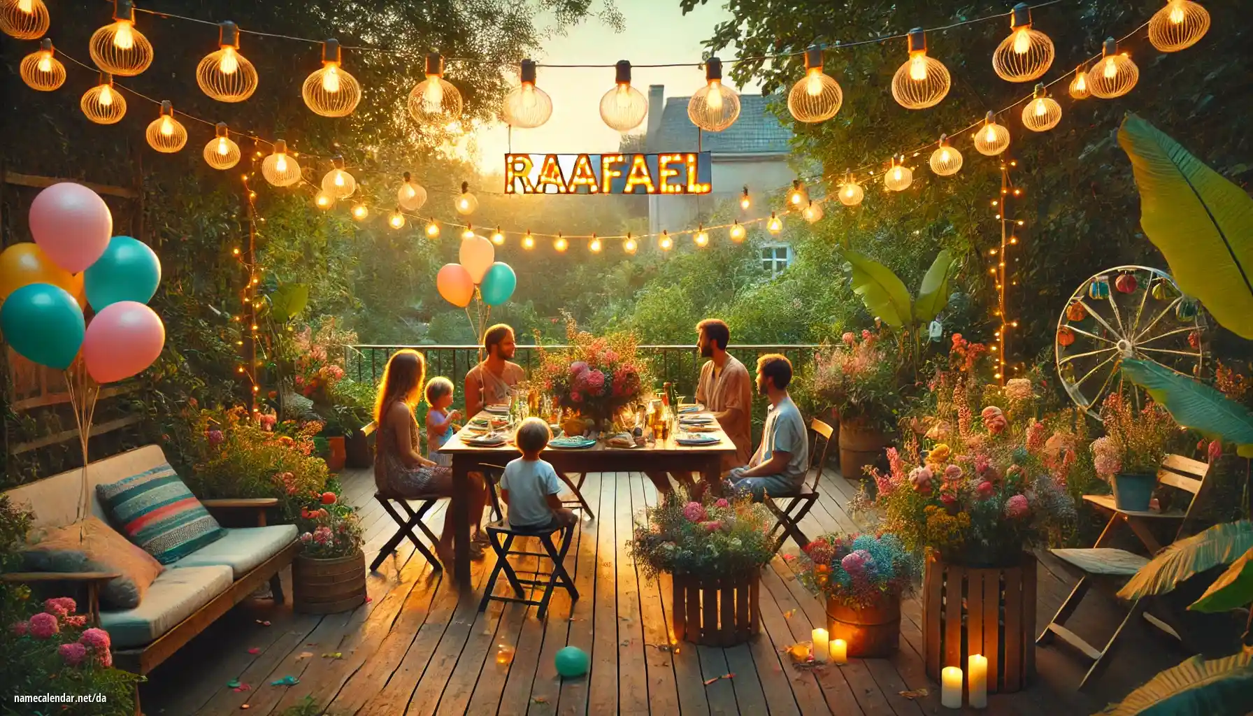 Fejring af navnedag og navn - Raafael