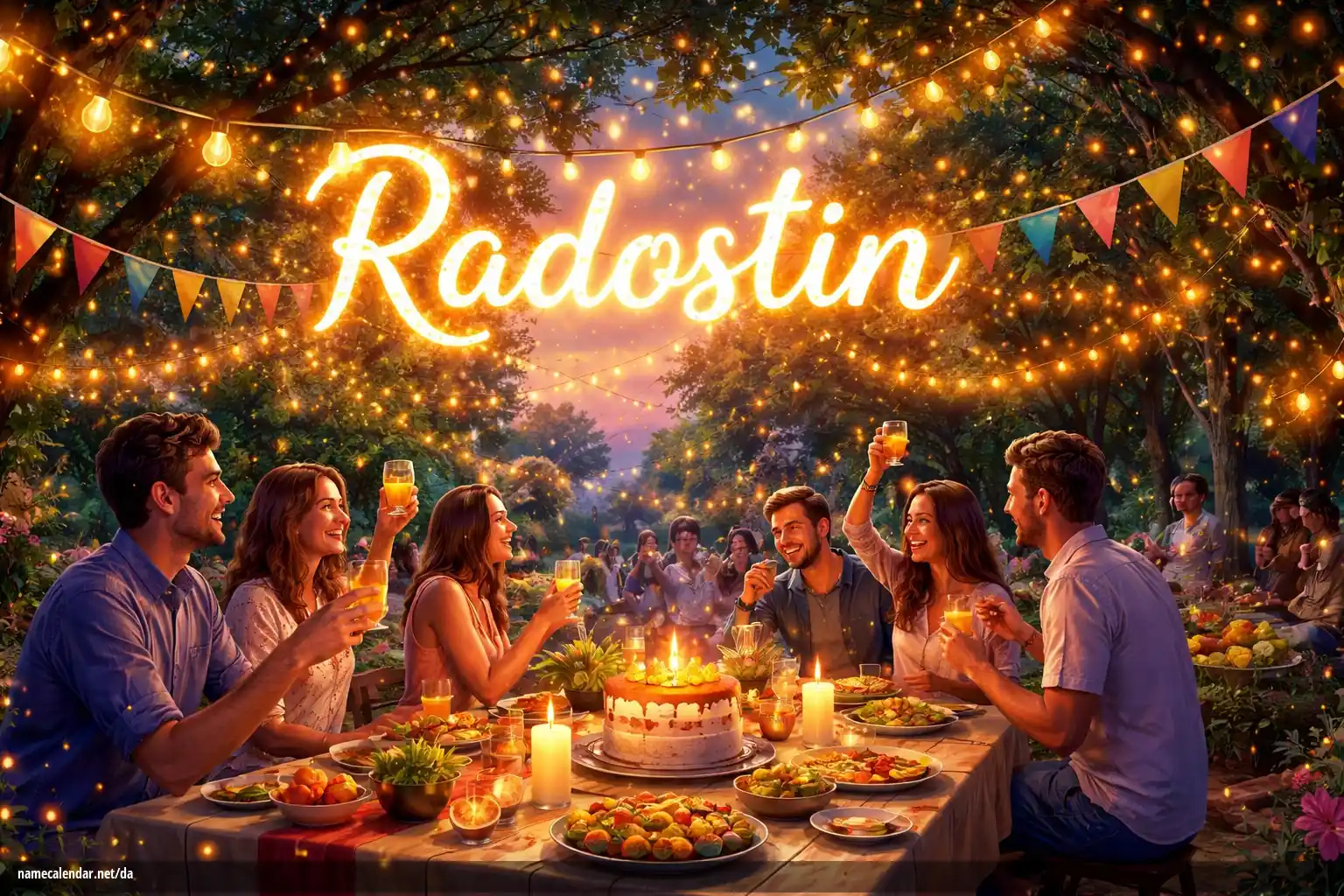 Fejring af navnedag og navn - Radostin