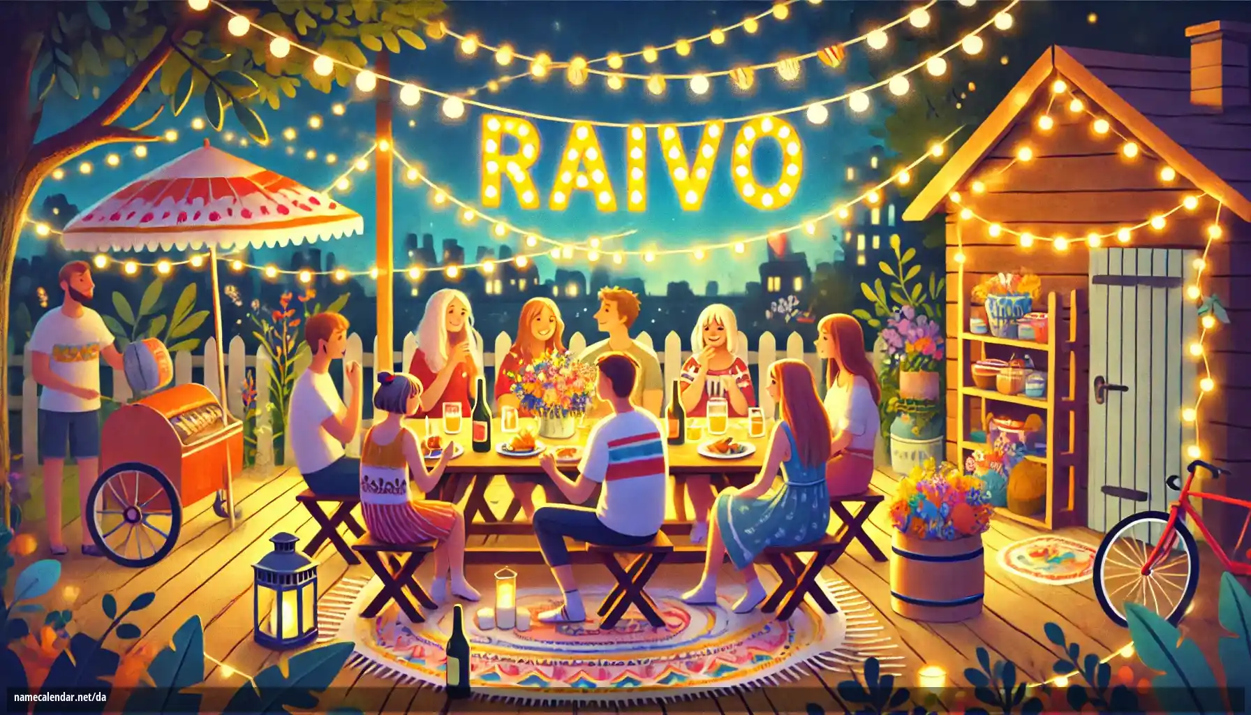 Fejring af navnedag og navn - Raivo