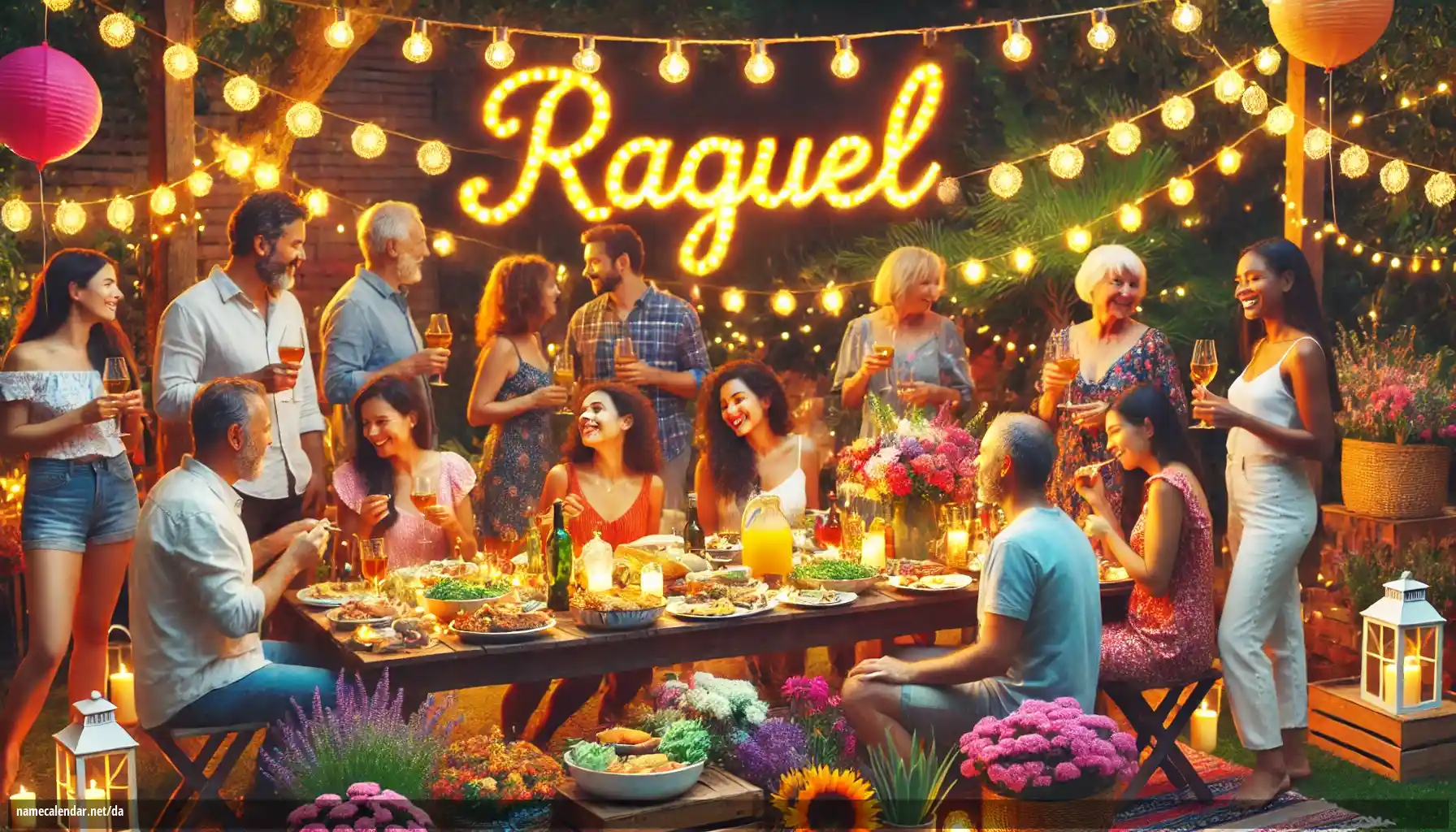 Fejring af navnedag og navn - Raquel