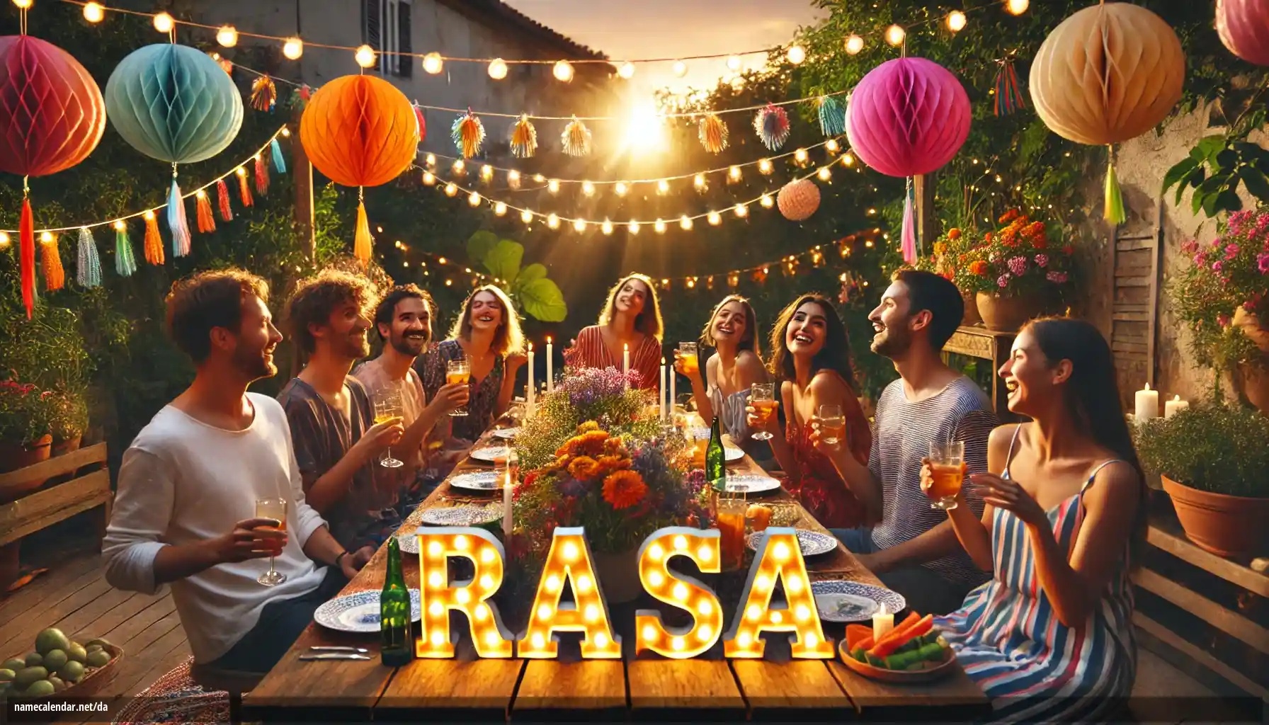 Fejring af navnedag og navn - Rasa