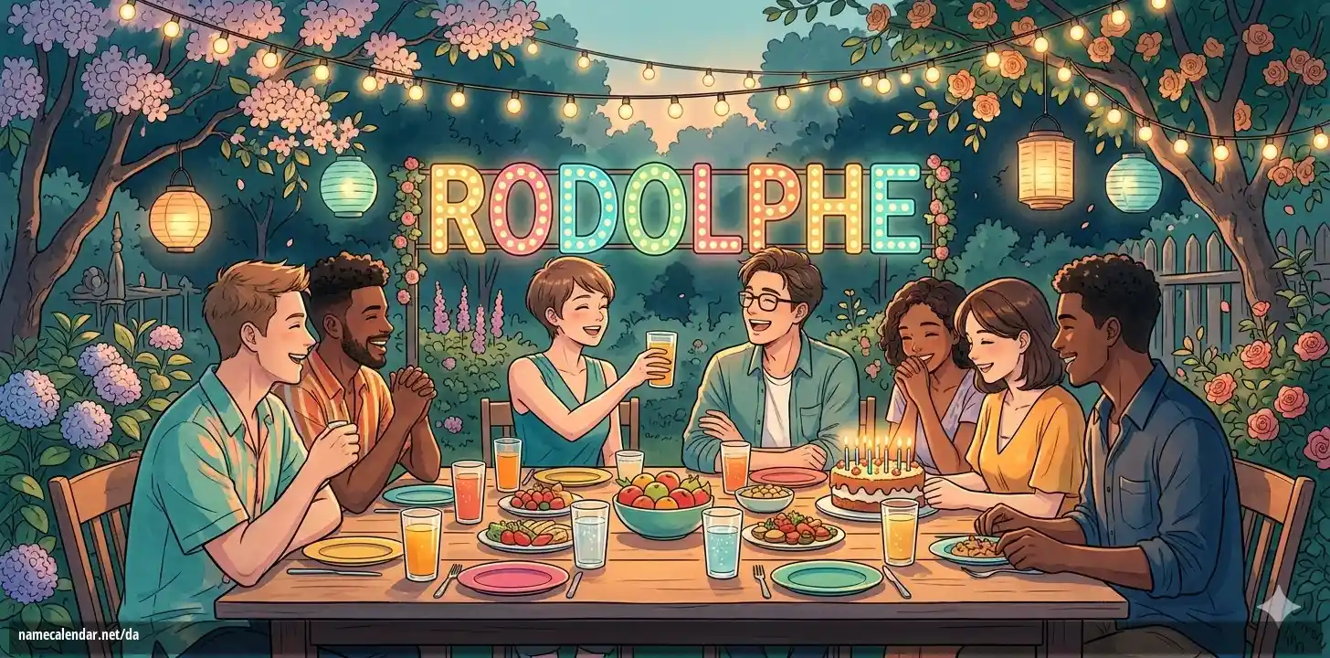 Fejring af navnedag og navn - Rodolphe