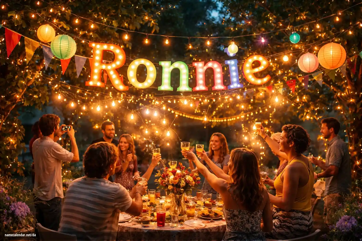 Fejring af navnedag og navn - Ronnie