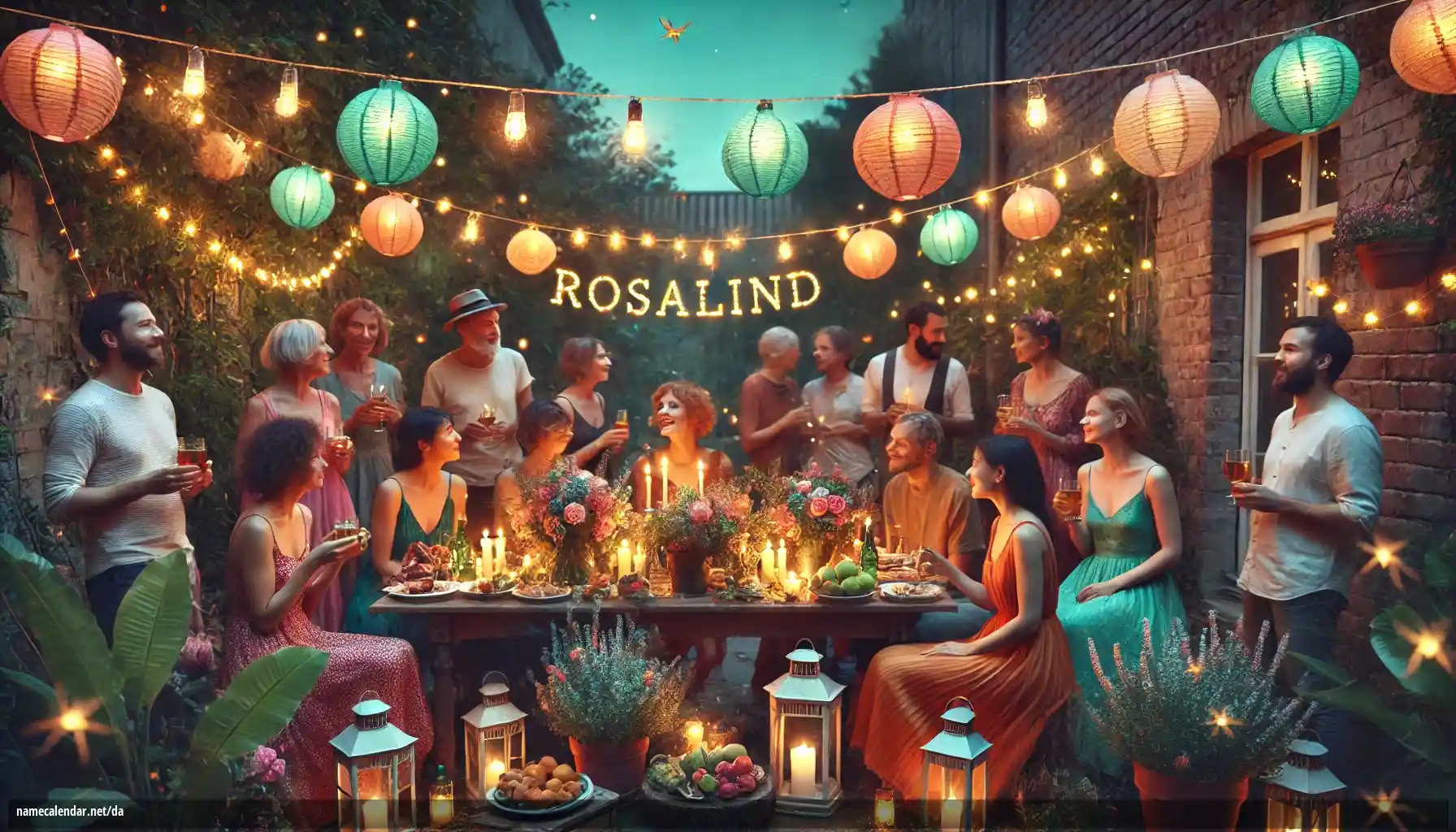 Fejring af navnedag og navn - Rosalind