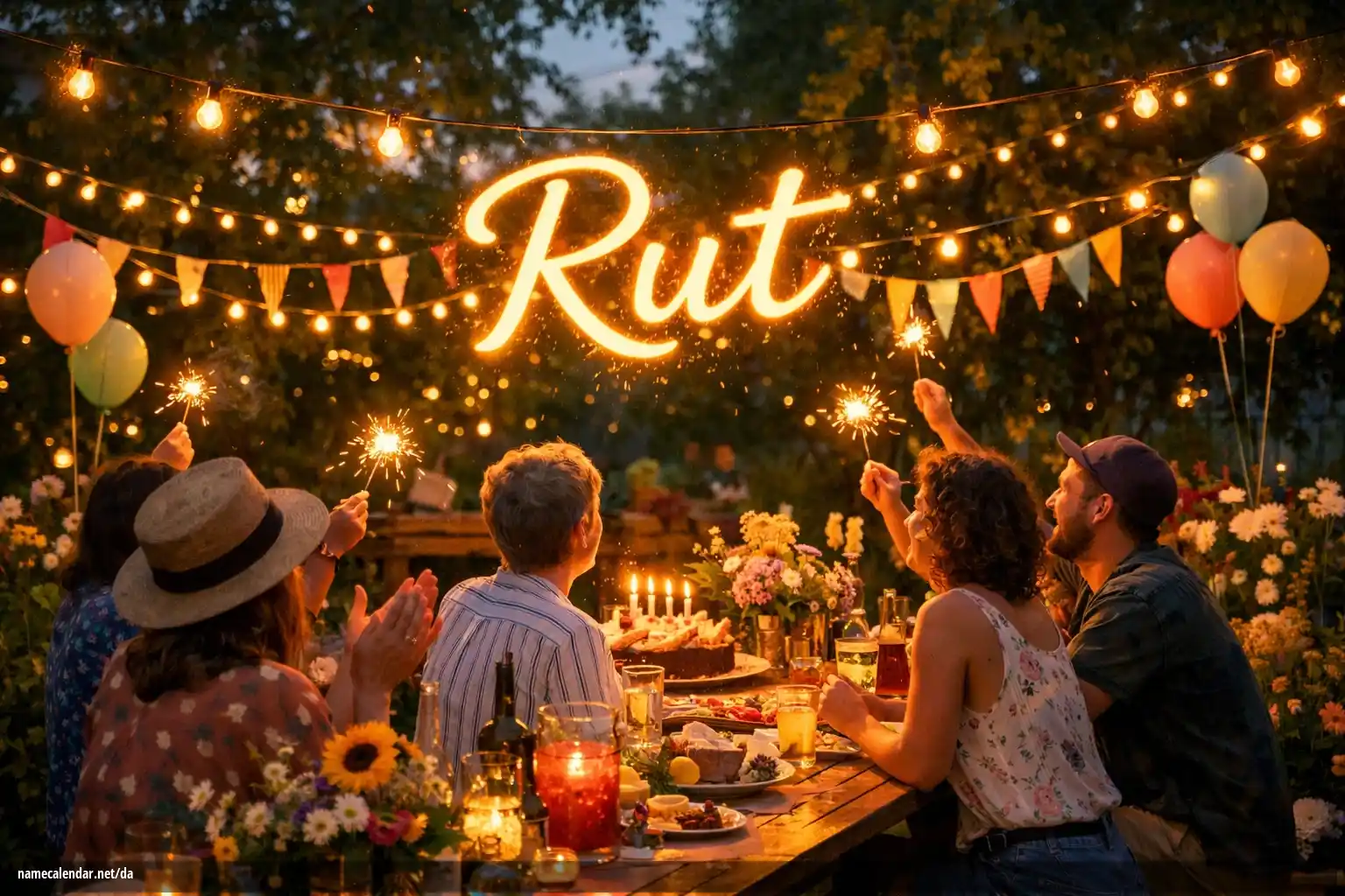 Fejring af navnedag og navn - Rut