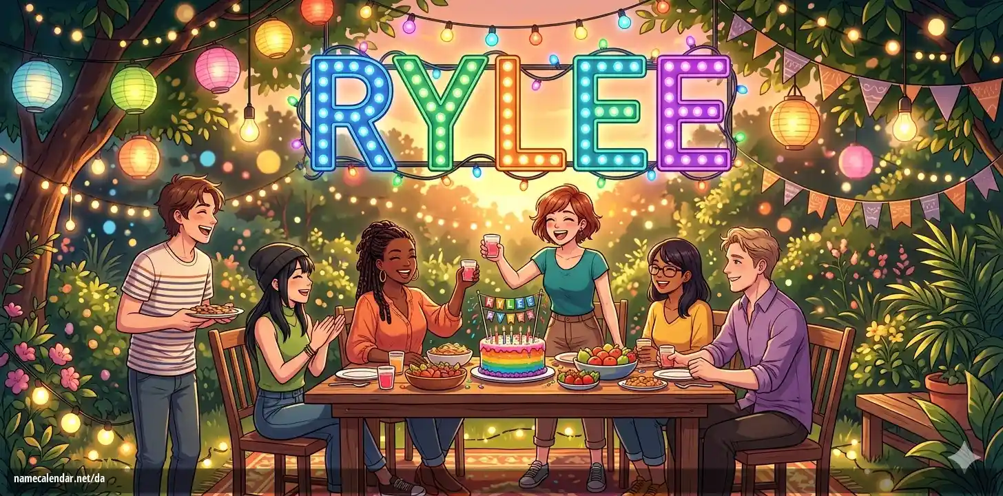 Fejring af navnedag og navn - Rylee