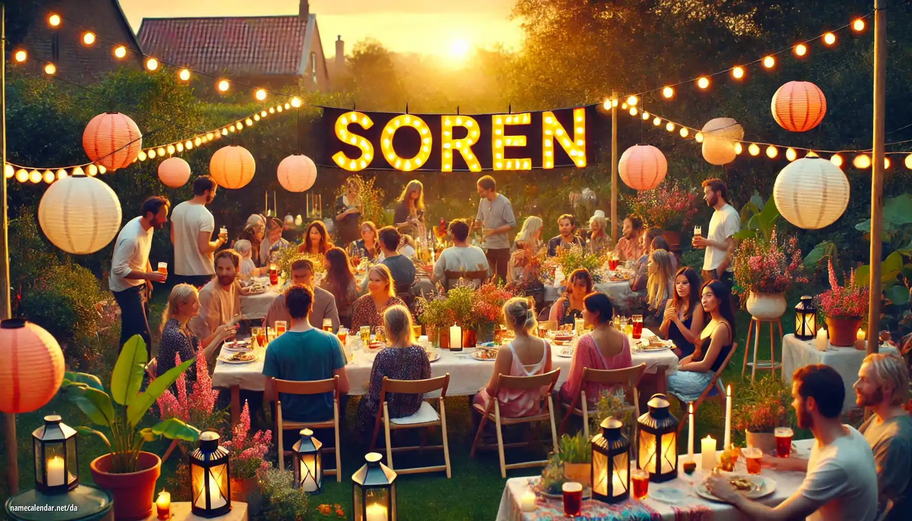 Fejring af navnedag og navn - Sören