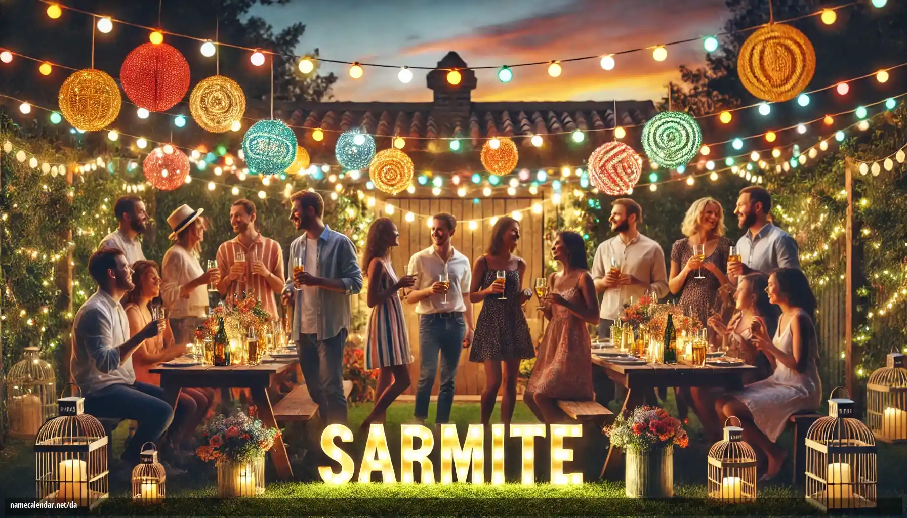 Fejring af navnedag og navn - Sarmite