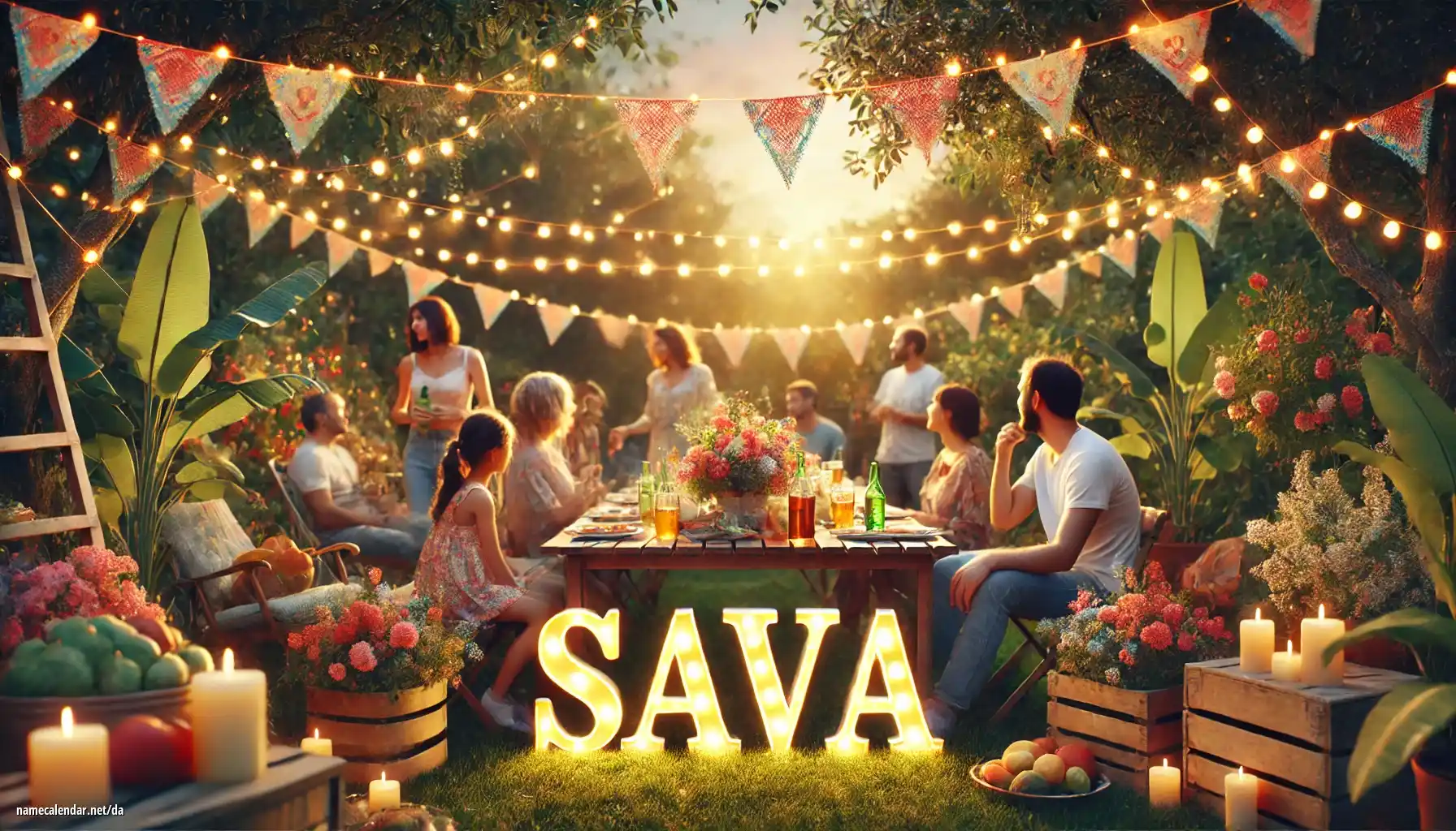 Fejring af navnedag og navn - Sava