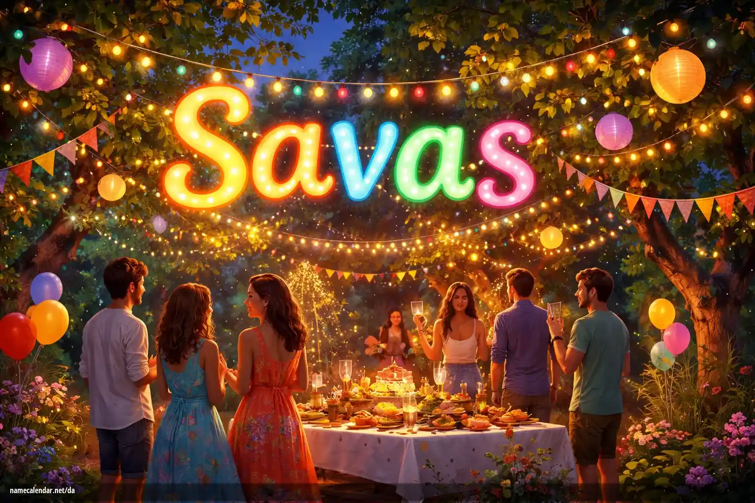 Fejring af navnedag og navn - Savas