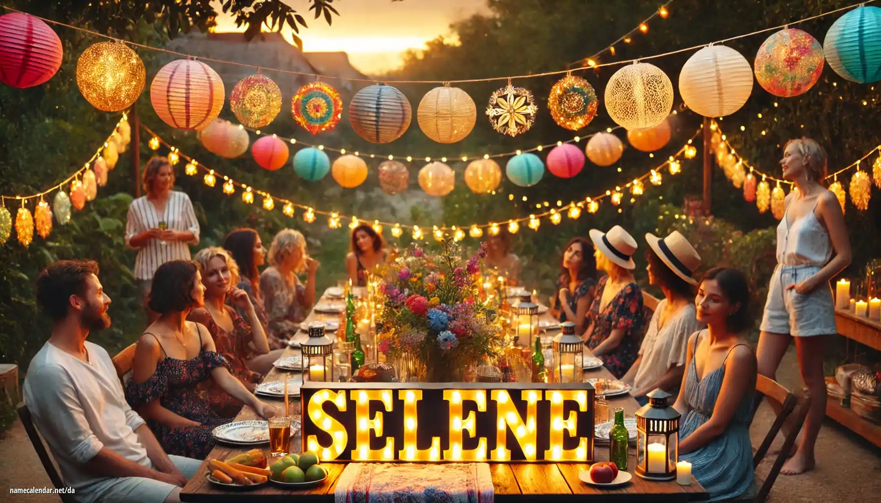 Fejring af navnedag og navn - Selene