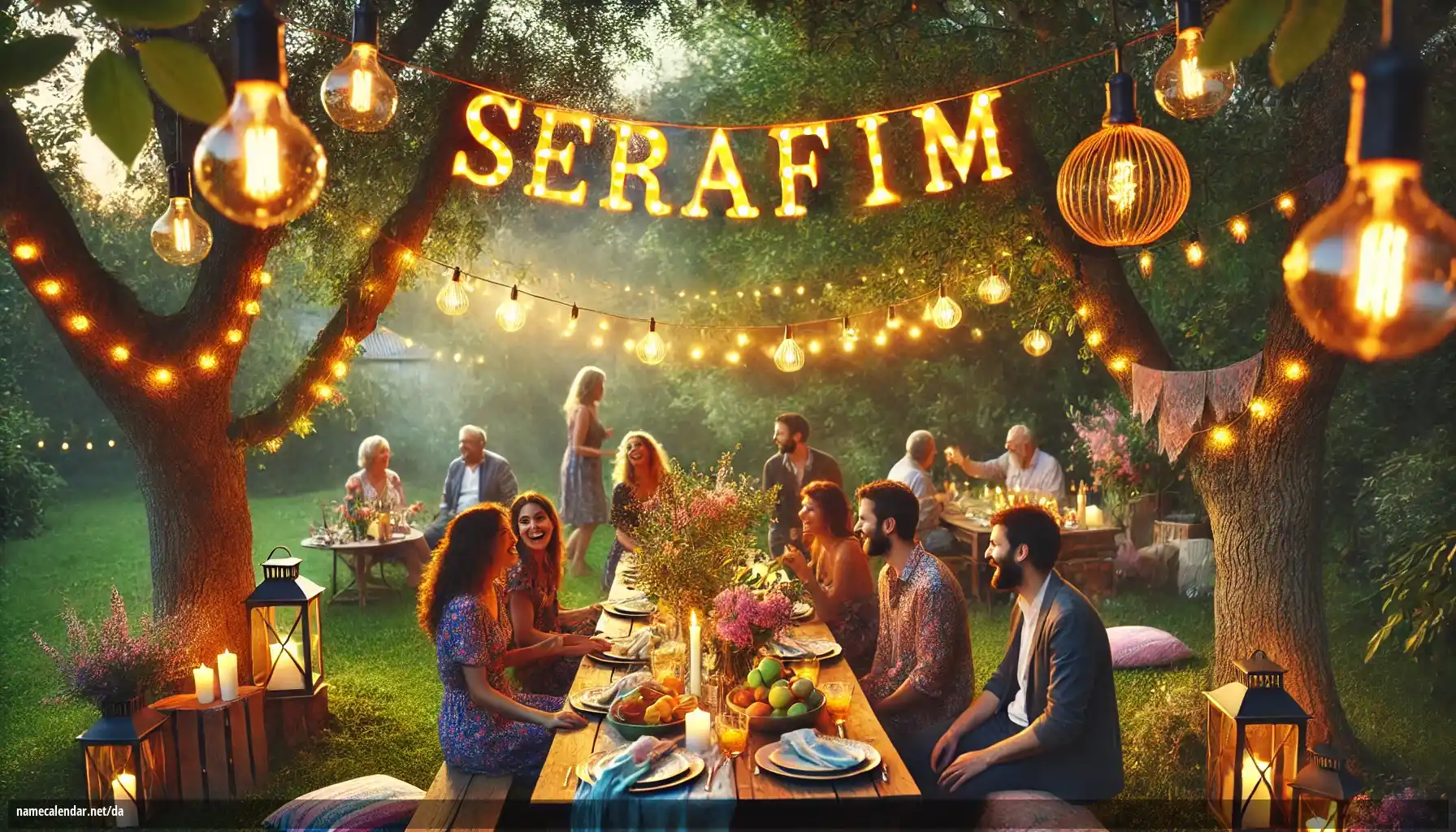 Fejring af navnedag og navn - Serafim