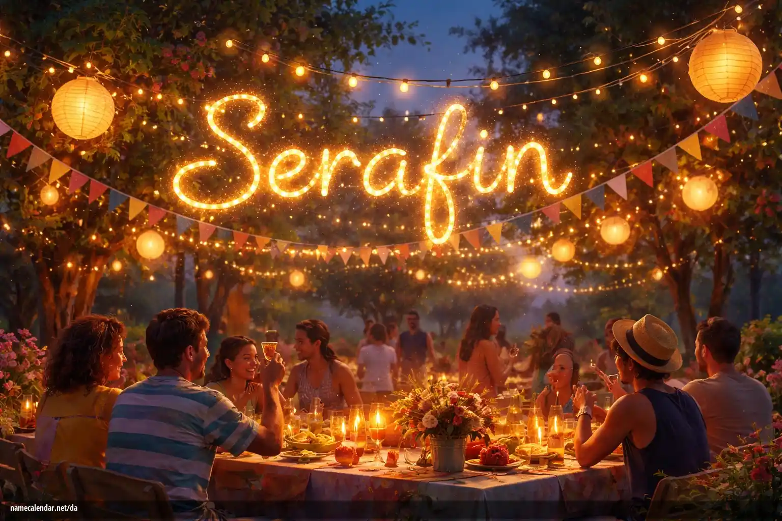 Fejring af navnedag og navn - Serafin