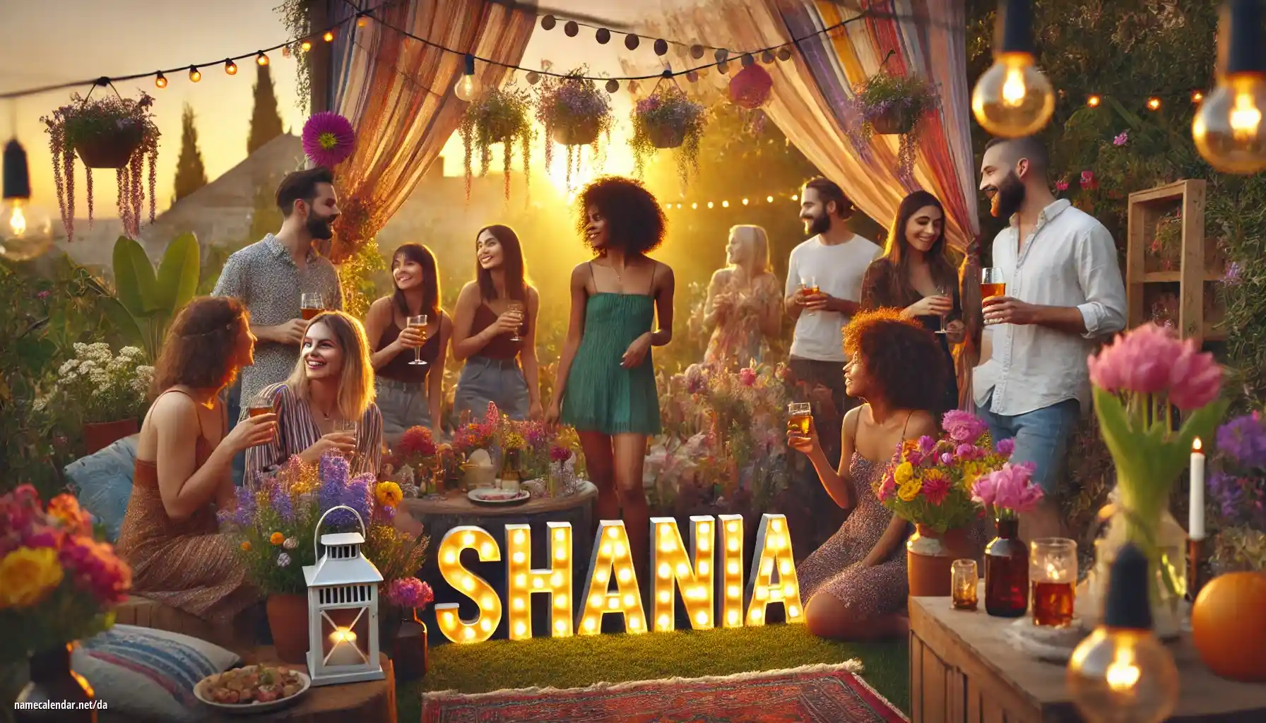 Fejring af navnedag og navn - Shania