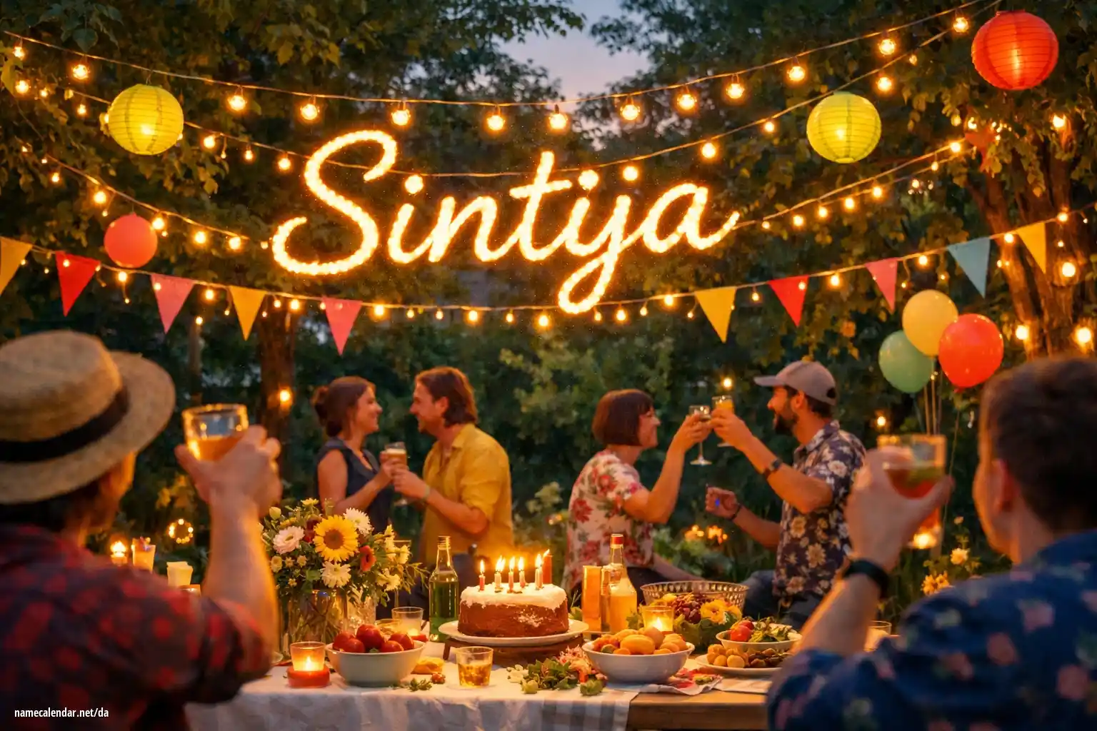 Fejring af navnedag og navn - Sintija