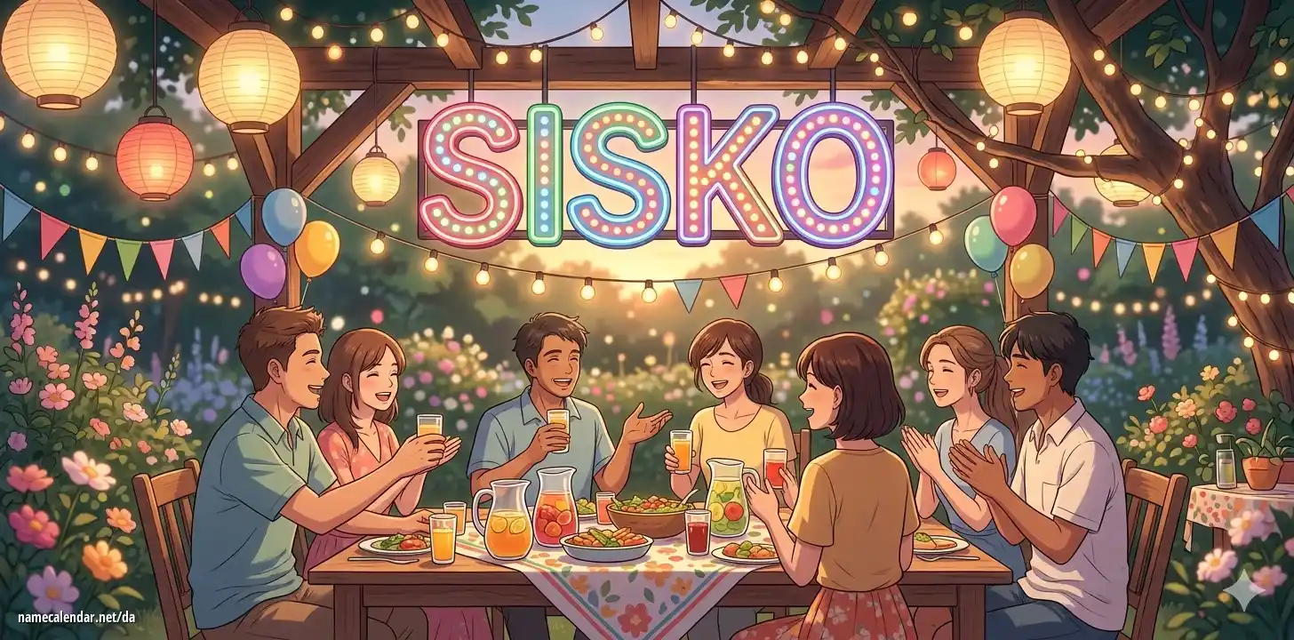 Fejring af navnedag og navn - Sisko