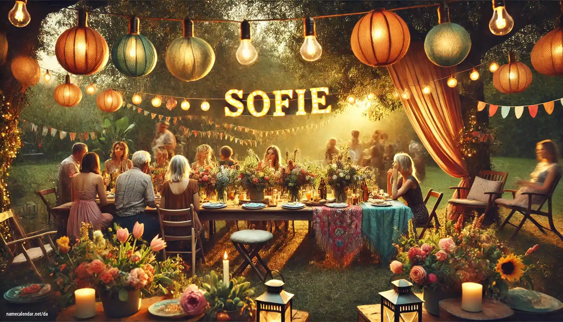 Fejring af navnedag og navn - Sofie