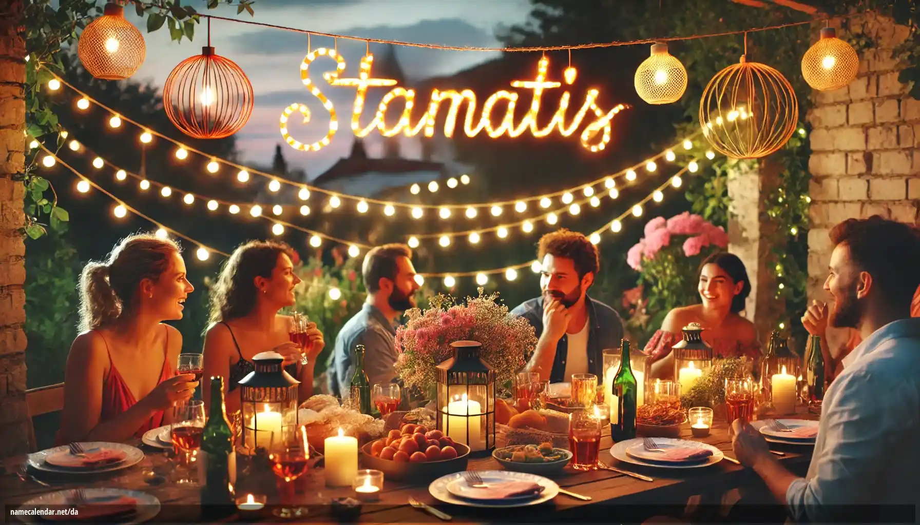 Fejring af navnedag og navn - Stamatis
