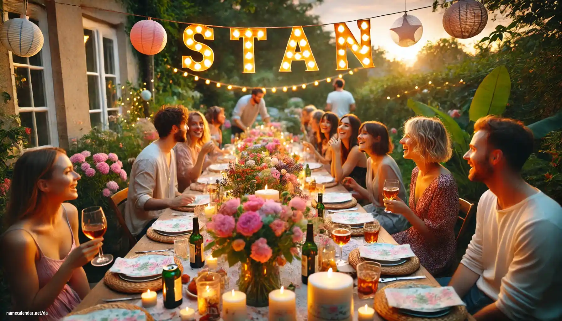 Fejring af navnedag og navn - Stan