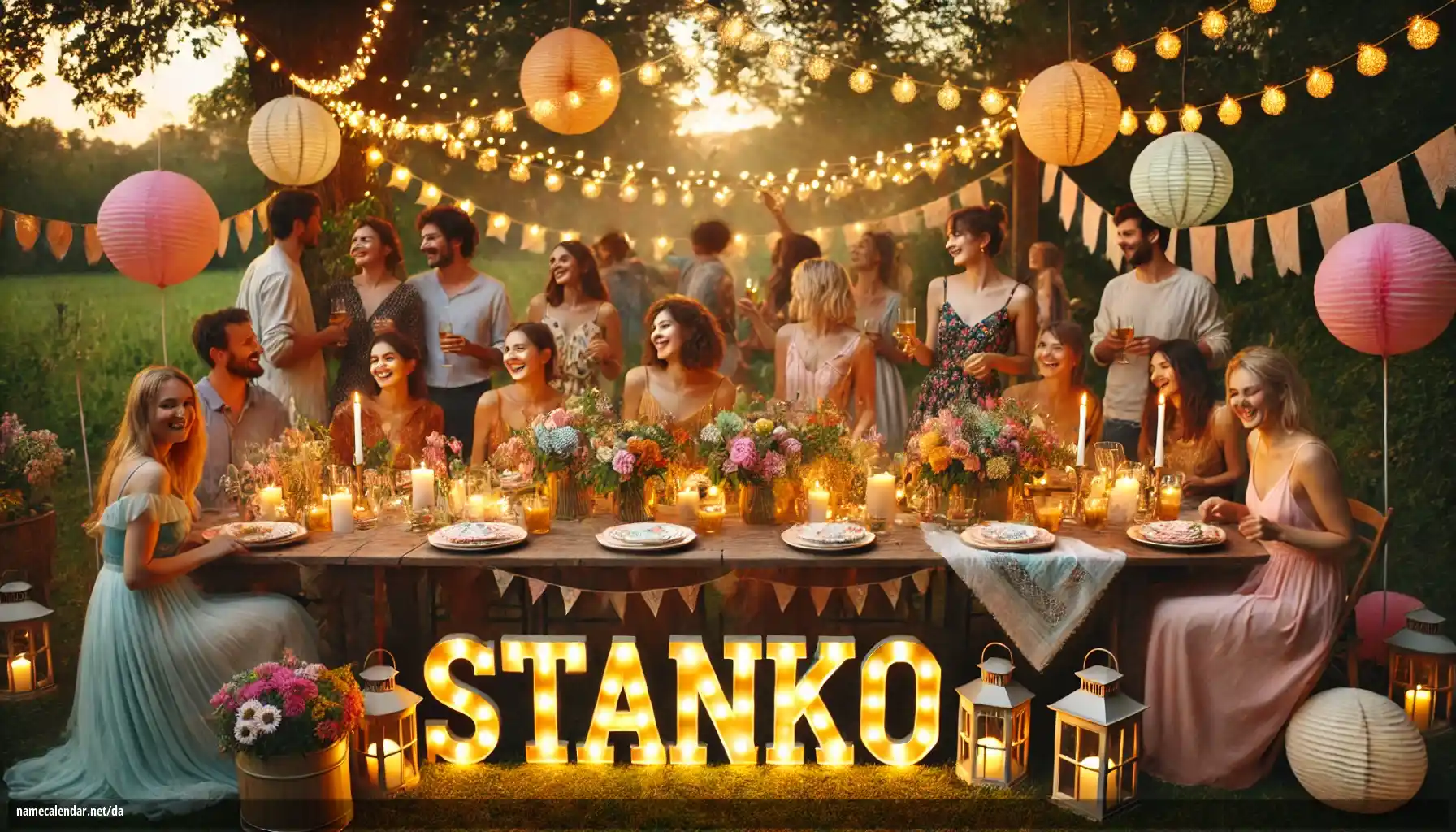 Fejring af navnedag og navn - Stanko
