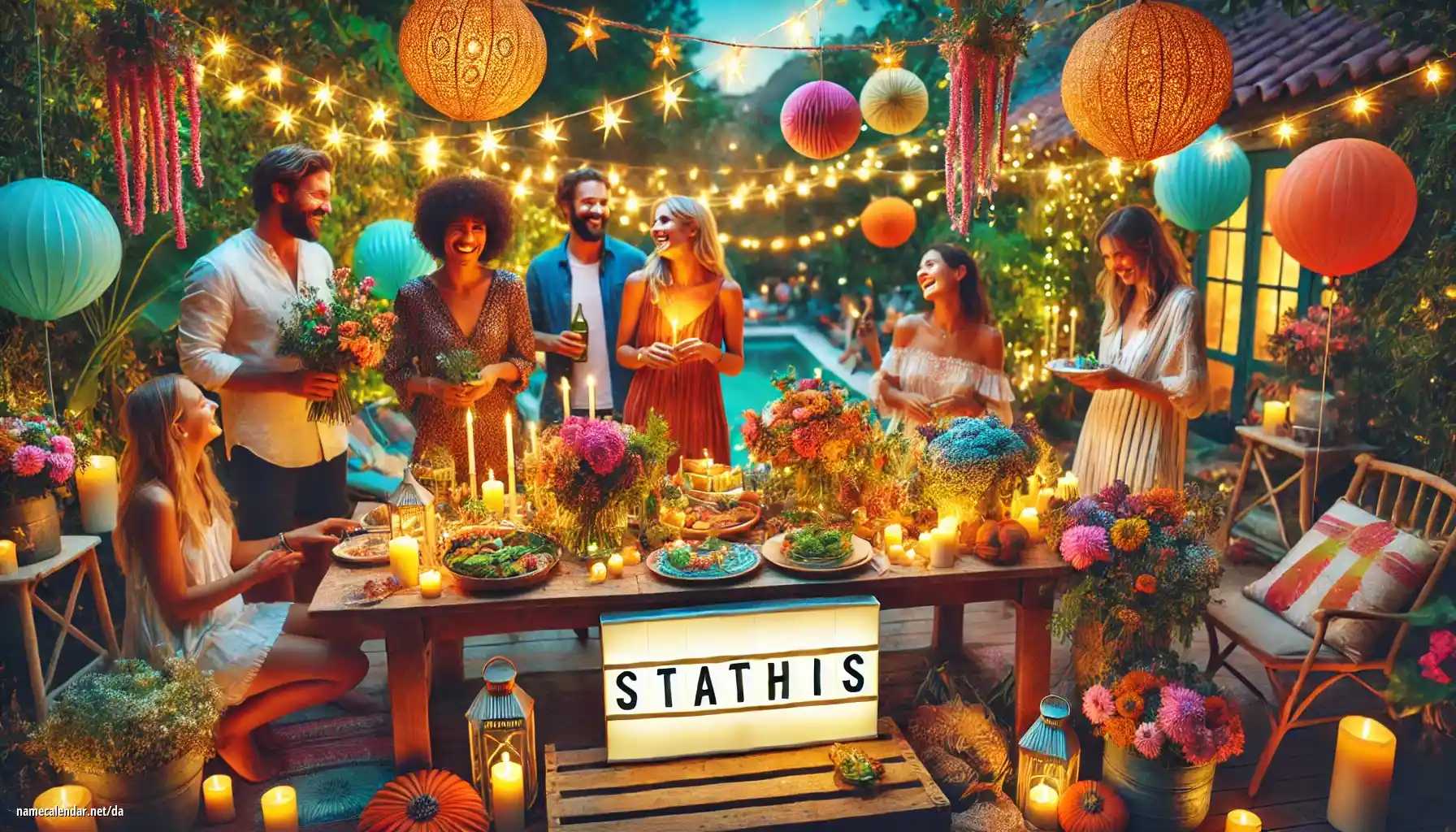 Fejring af navnedag og navn - Stathis