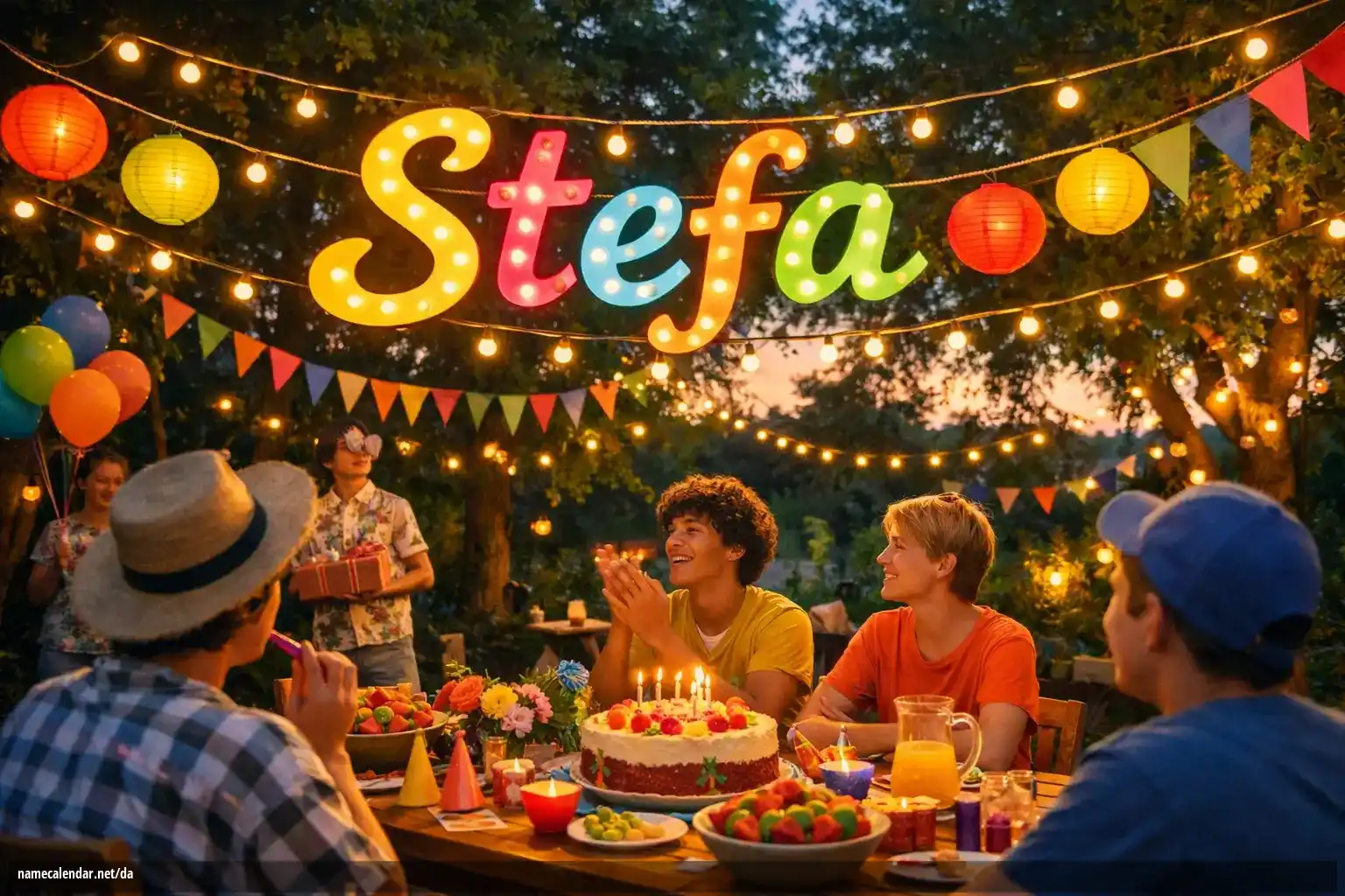 Fejring af navnedag og navn - Stefa