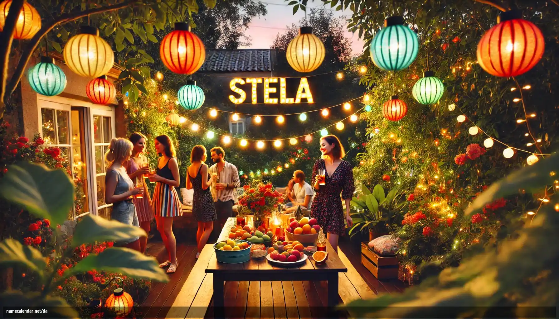 Fejring af navnedag og navn - Stela