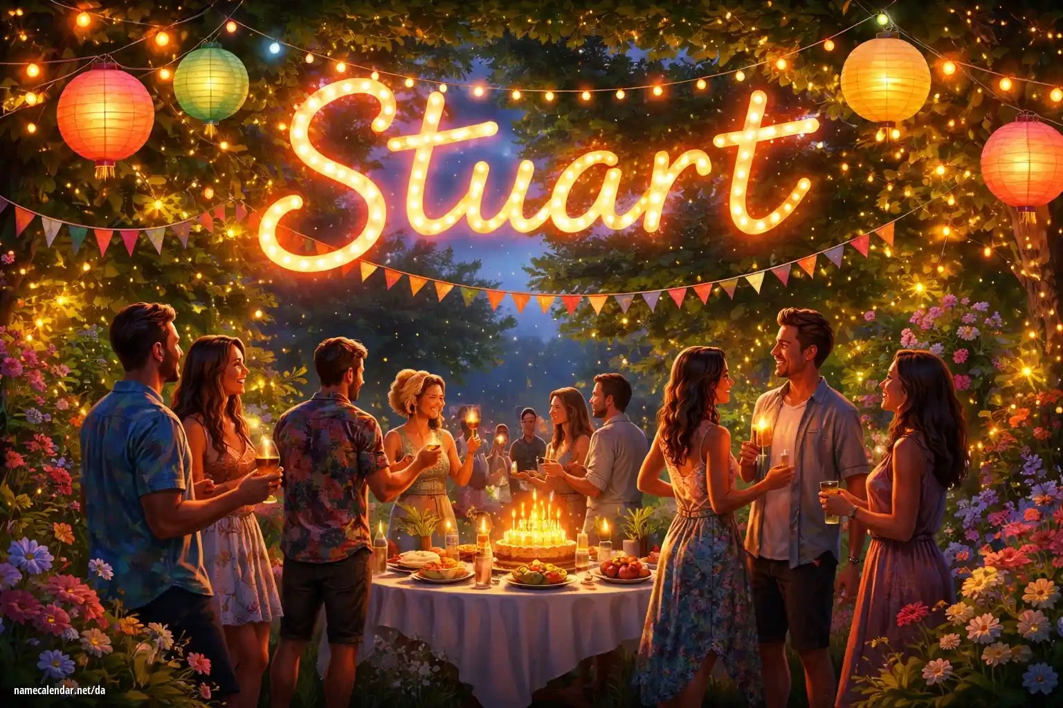 Fejring af navnedag og navn - Stuart
