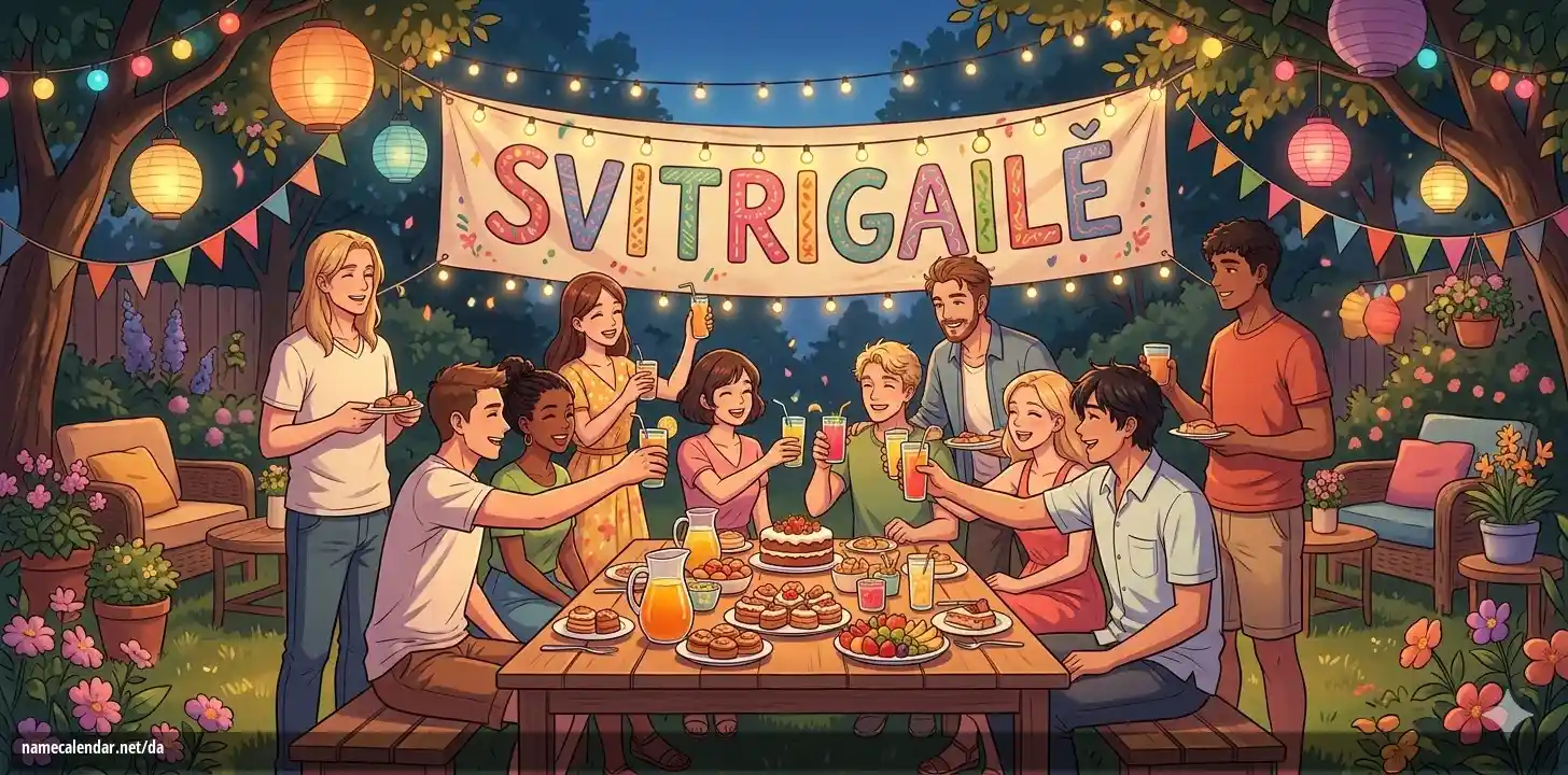 Fejring af navnedag og navn - Svitrigaile