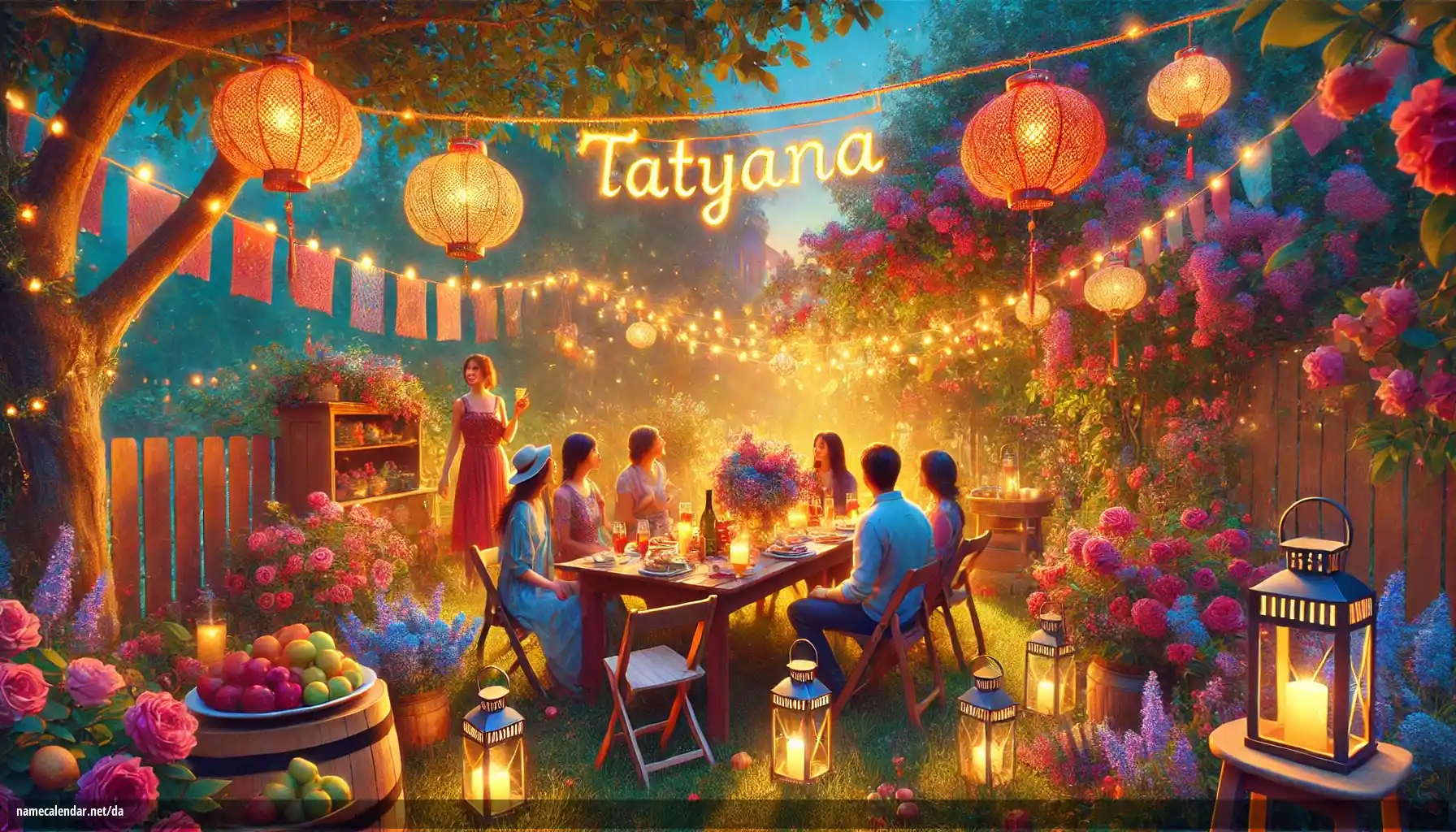 Fejring af navnedag og navn - Tatyana