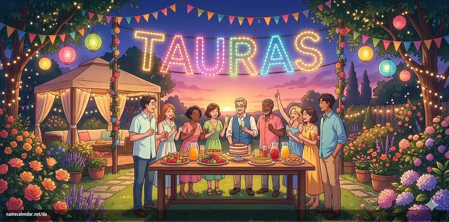 Fejring af navnedag og navn - Tauras