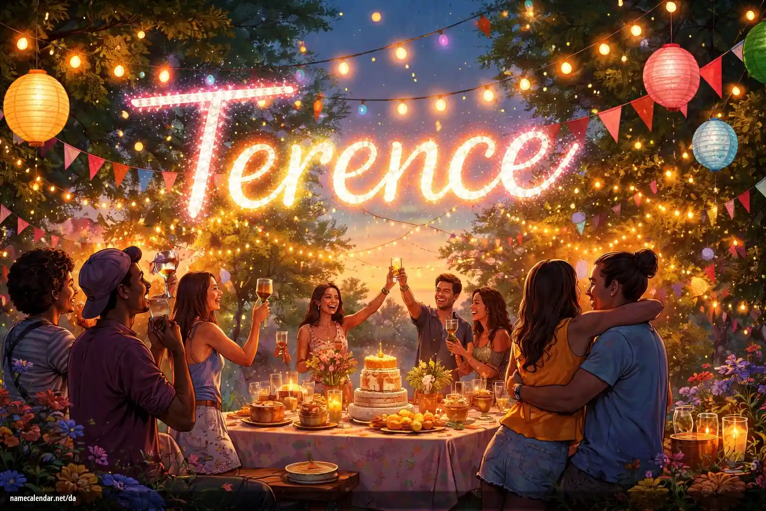 Fejring af navnedag og navn - Terence