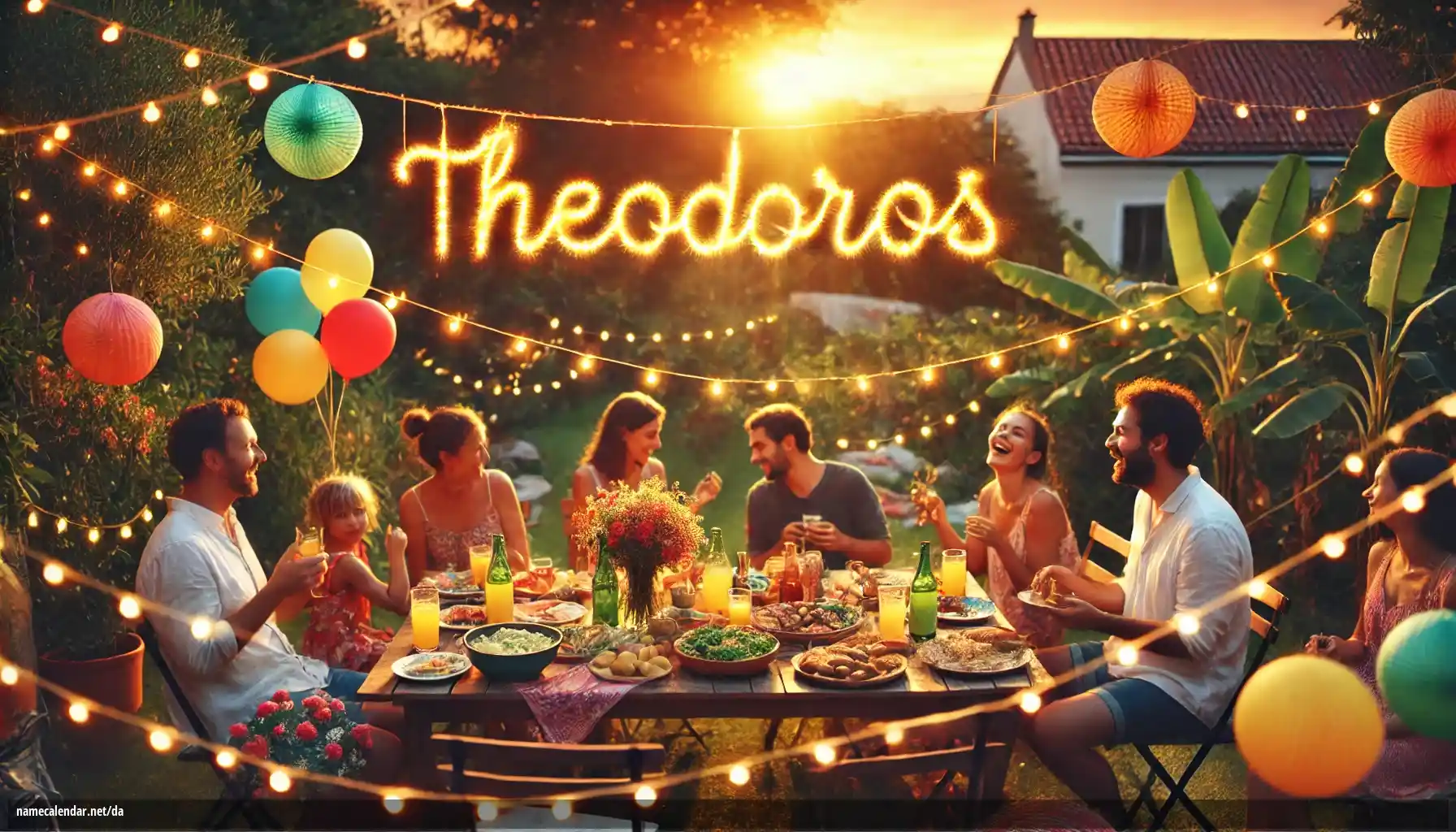 Fejring af navnedag og navn - Theodoros