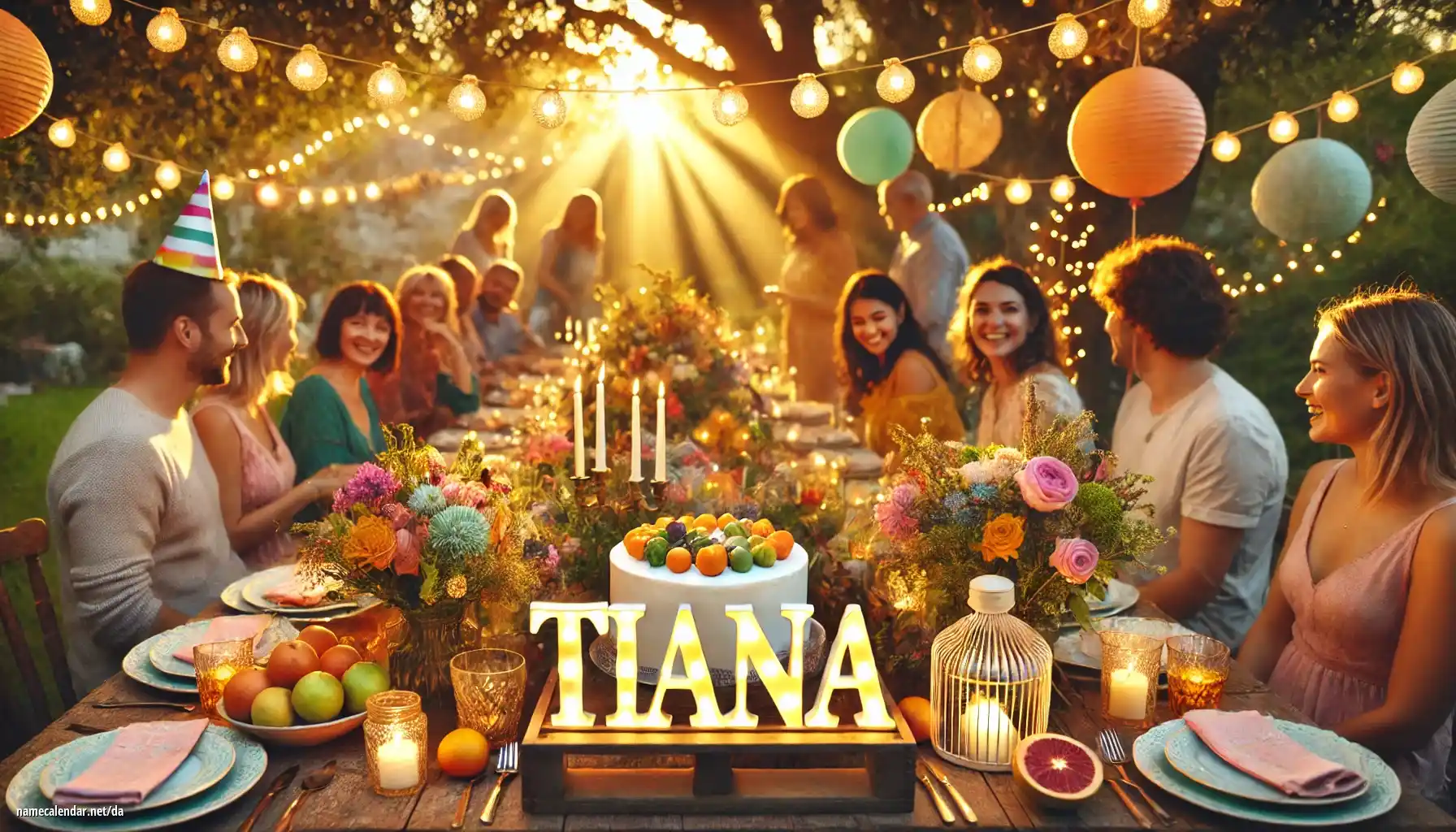 Fejring af navnedag og navn - Tiana