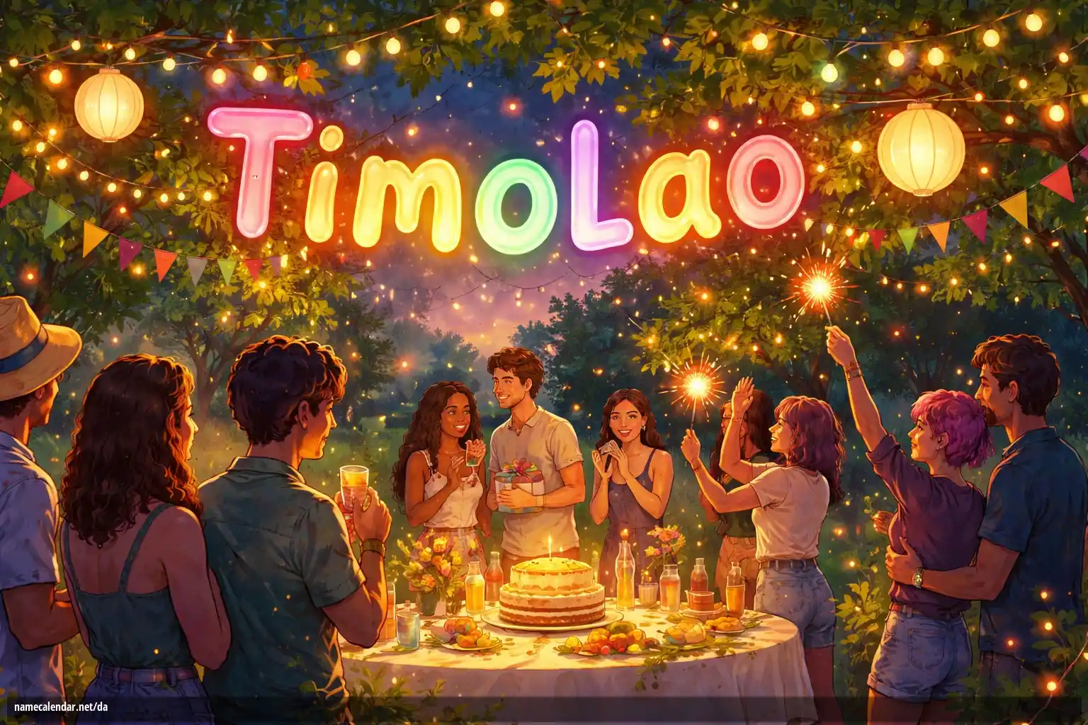 Fejring af navnedag og navn - Timolao