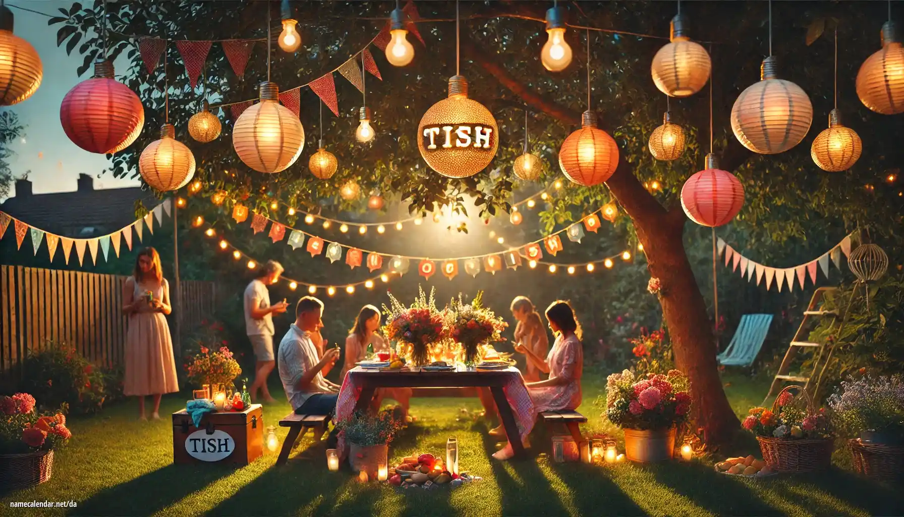 Fejring af navnedag og navn - Tish