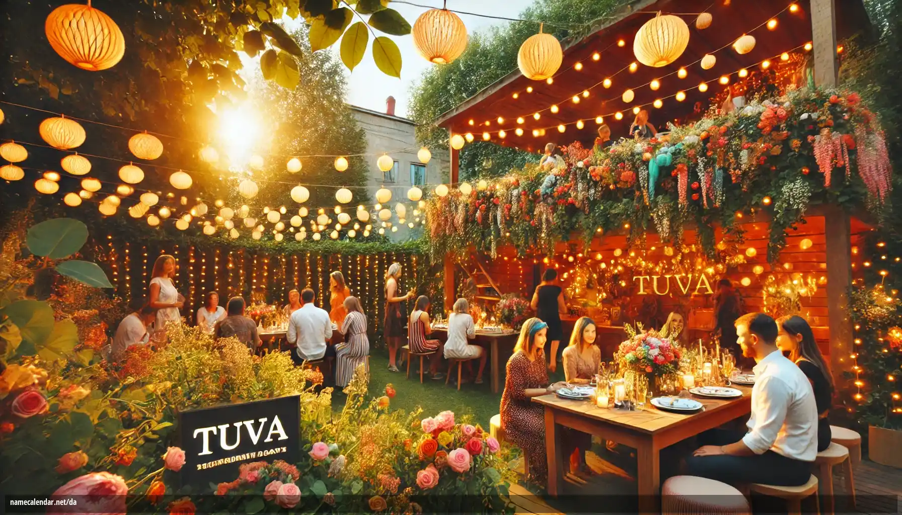 Fejring af navnedag og navn - Tuva