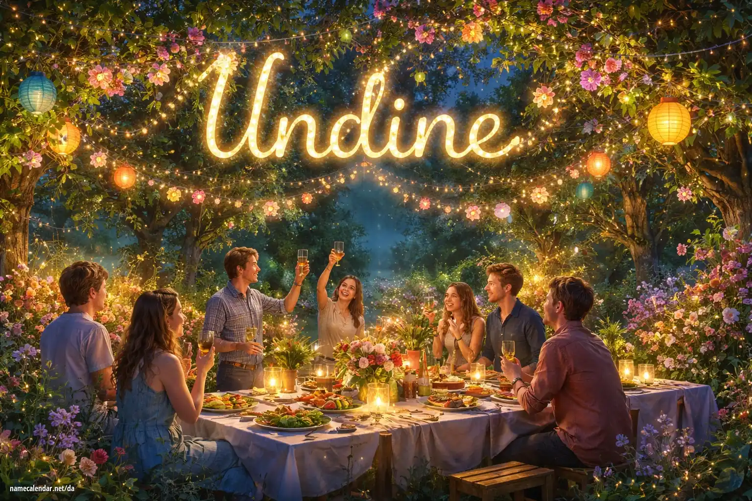 Fejring af navnedag og navn - Undine