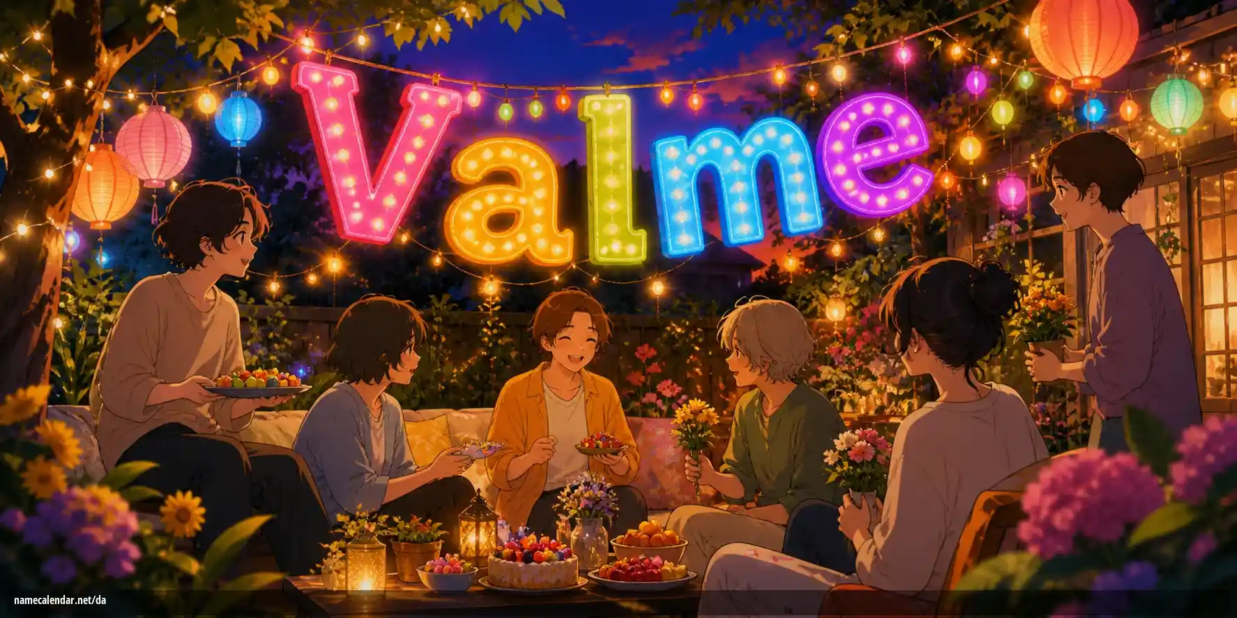Fejring af navnedag og navn - Valme