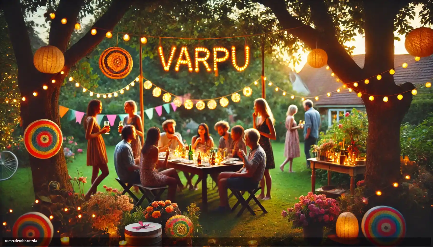 Fejring af navnedag og navn - Varpu