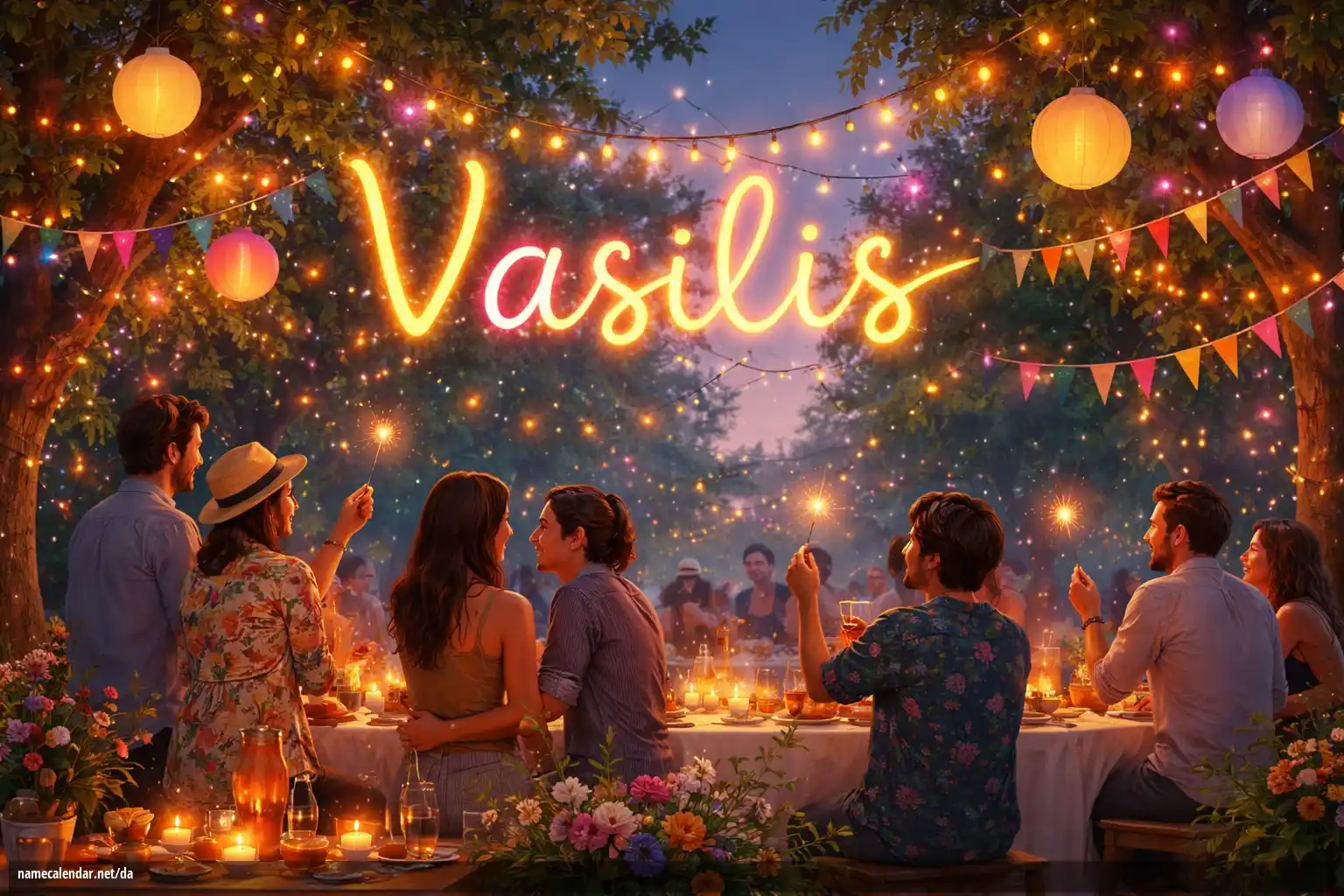 Fejring af navnedag og navn - Vasilis