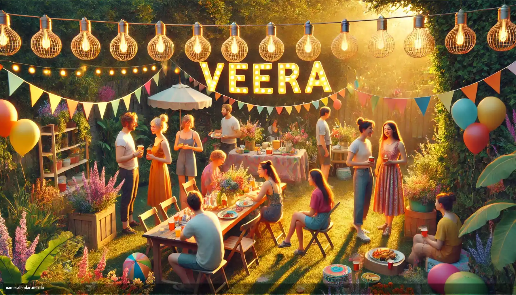 Fejring af navnedag og navn - Veera