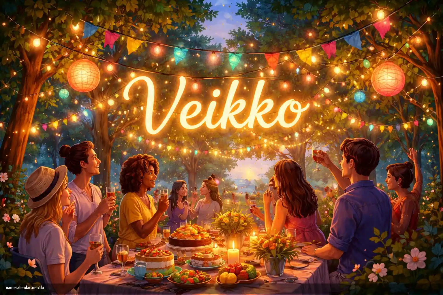 Fejring af navnedag og navn - Veikko