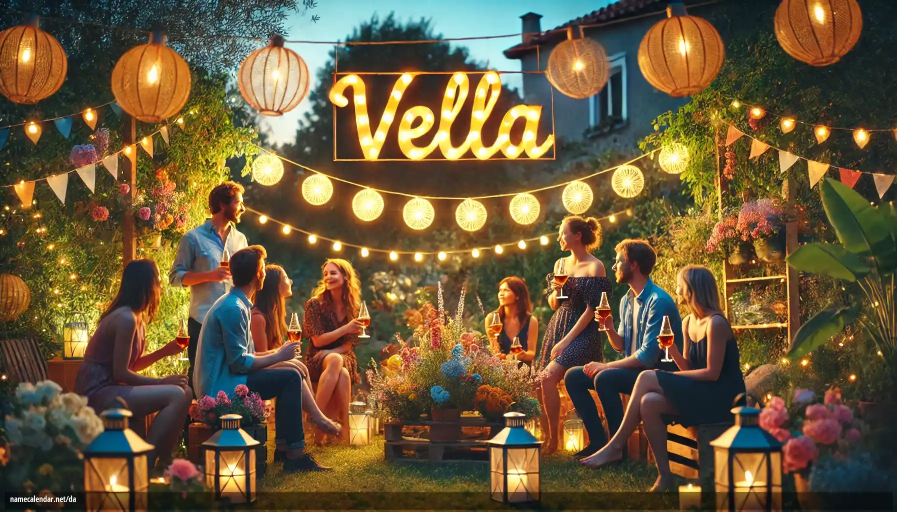 Fejring af navnedag og navn - Vella