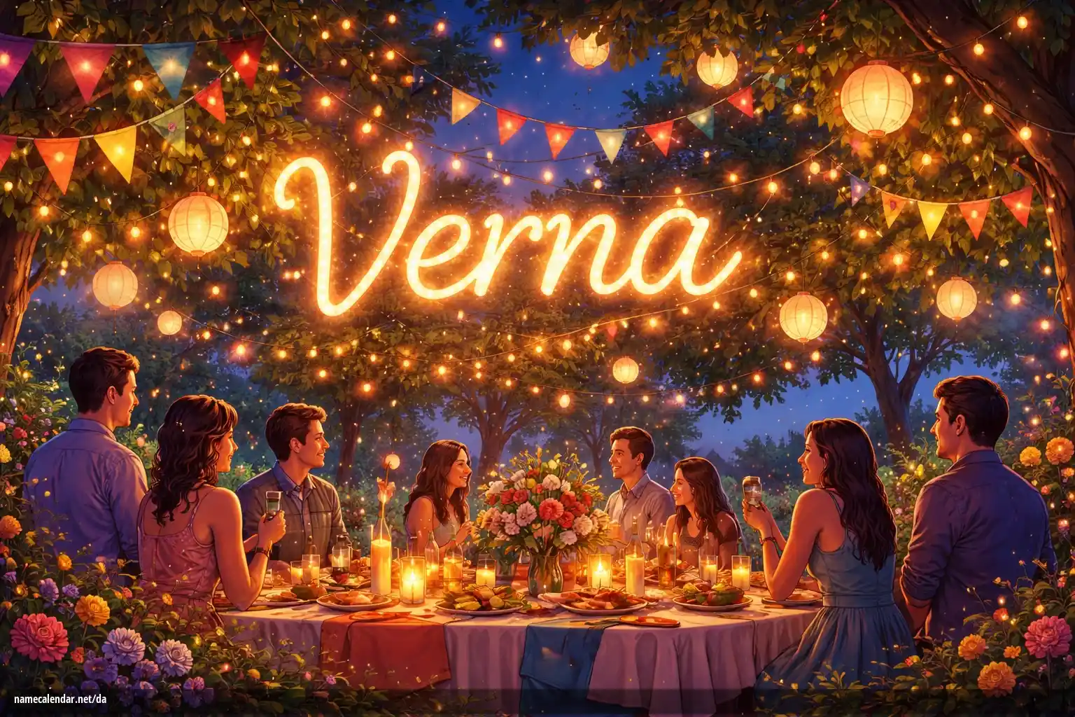 Fejring af navnedag og navn - Verna