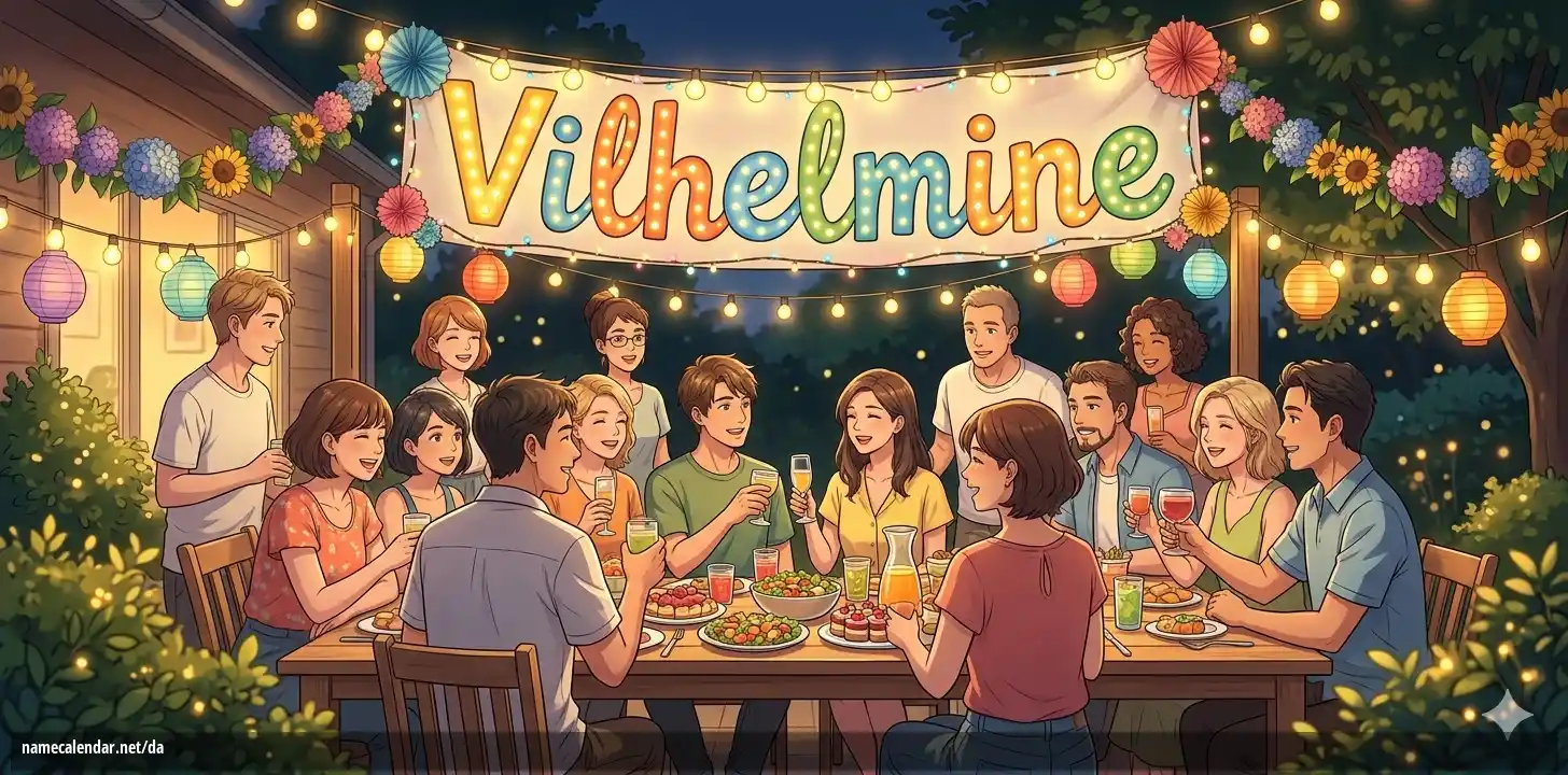 Fejring af navnedag og navn - Vilhelmine