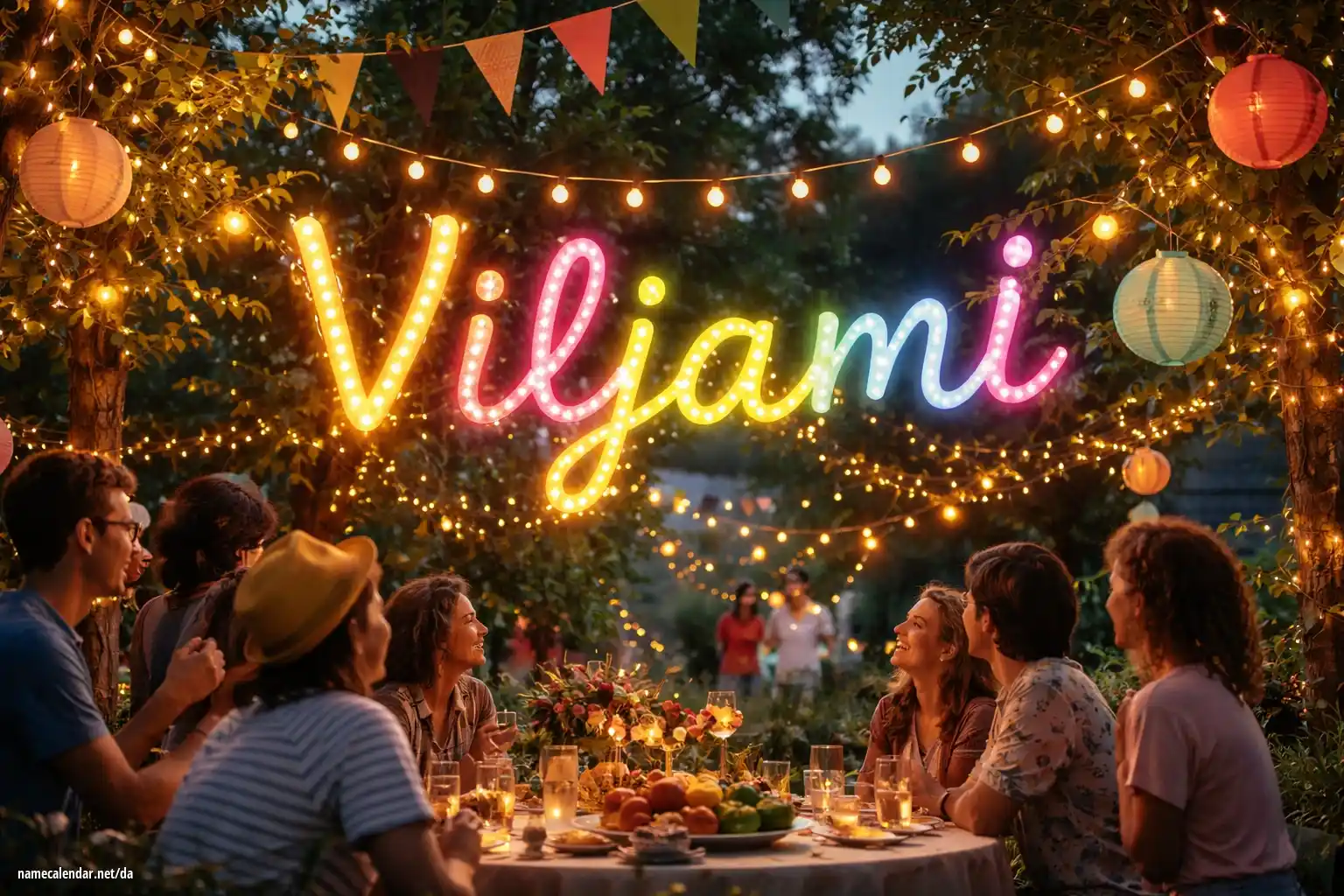 Fejring af navnedag og navn - Viljami