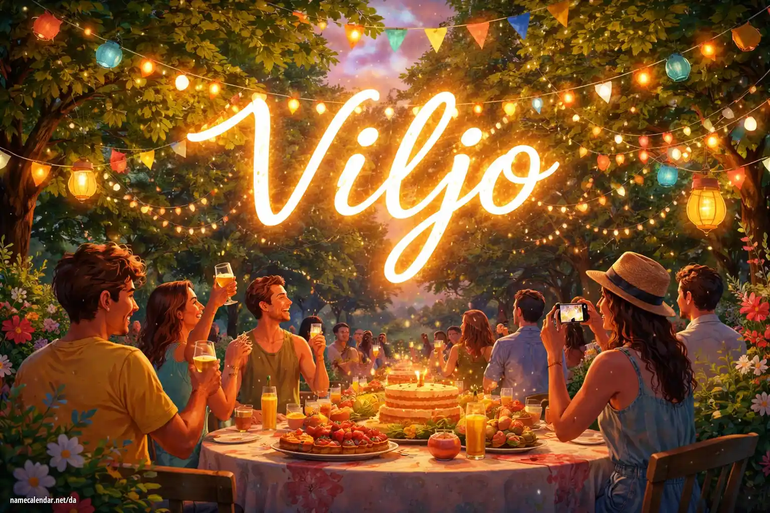 Fejring af navnedag og navn - Viljo